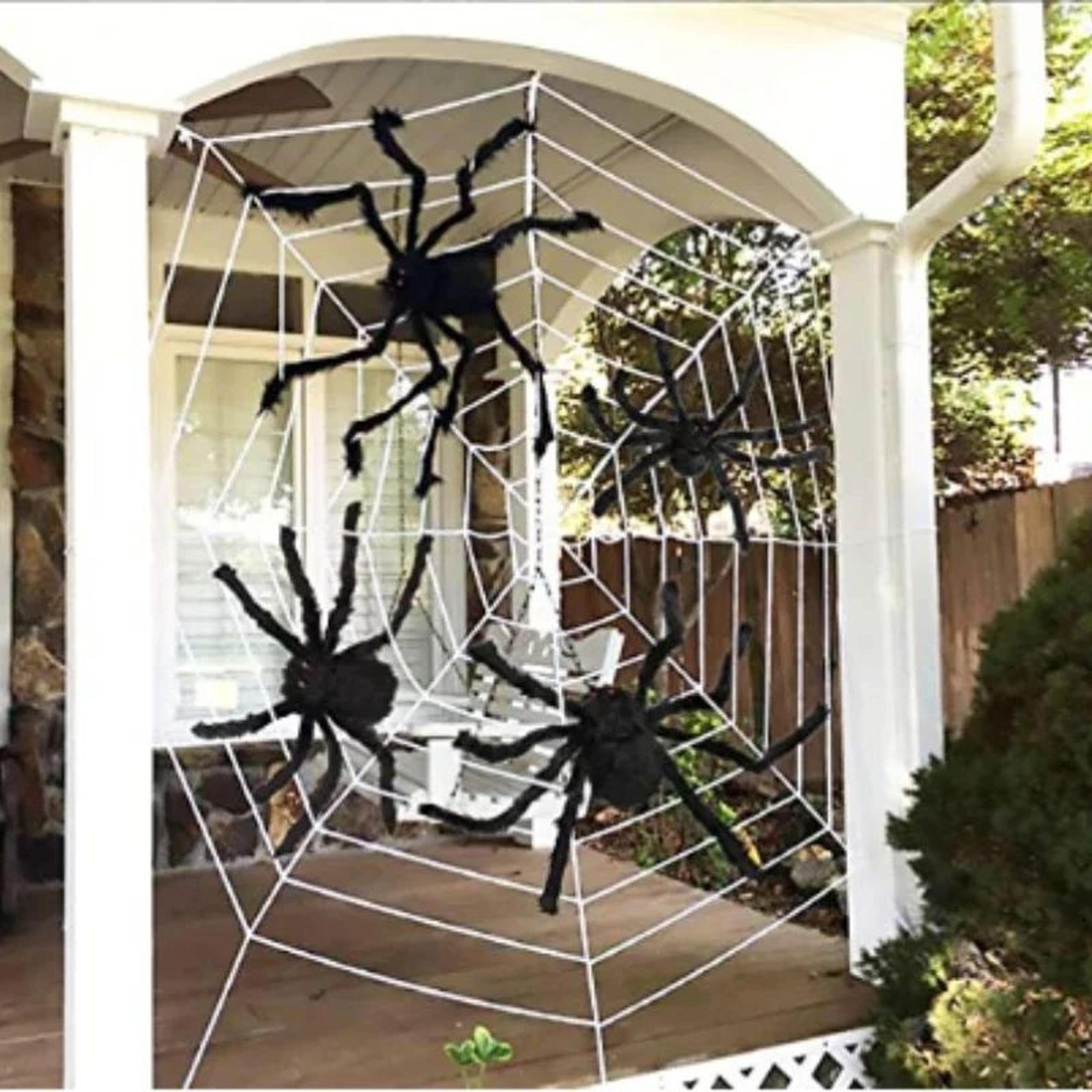 Giant Black Spider Halloween Decoration 4