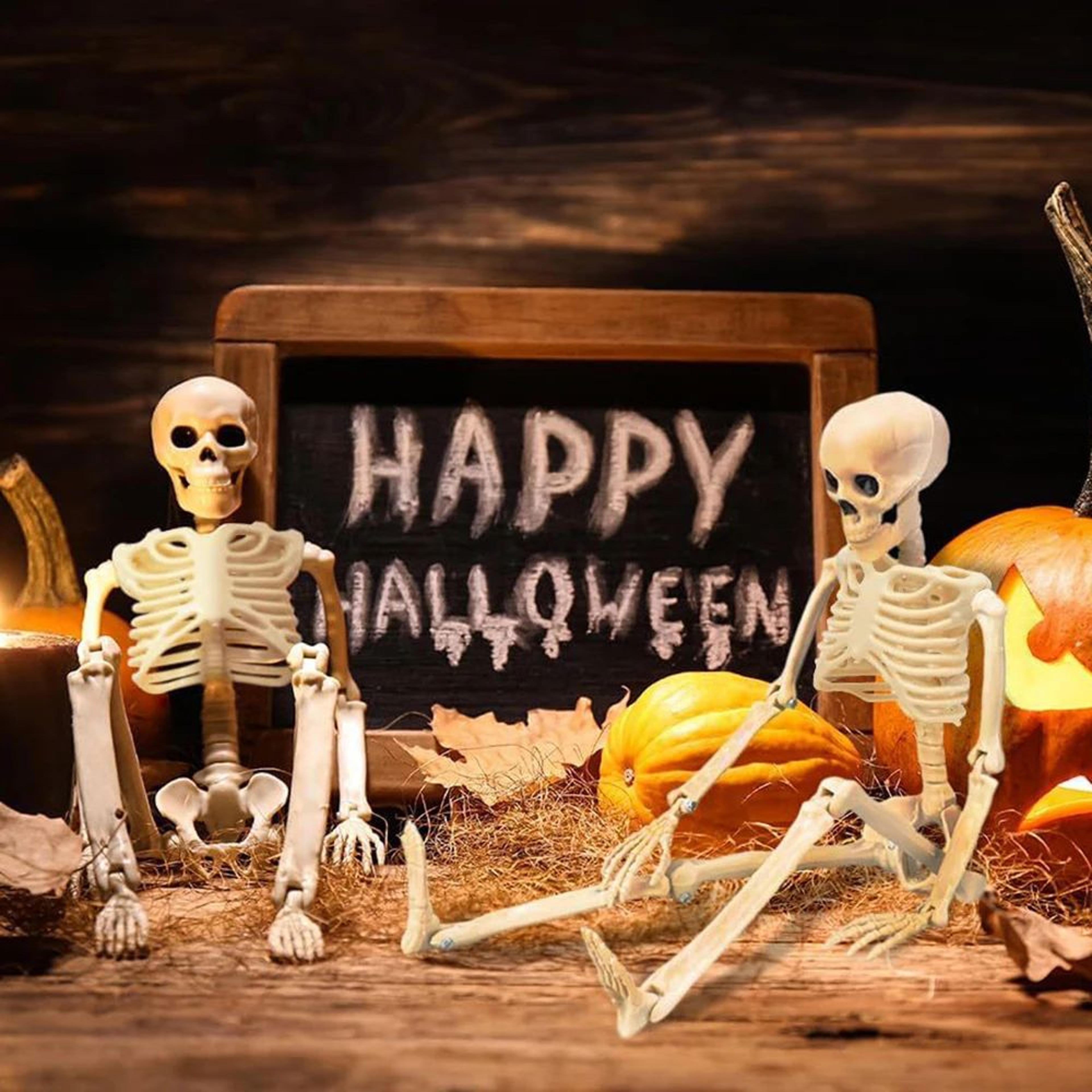 Posable Human Skeleton Halloween Decoration 5