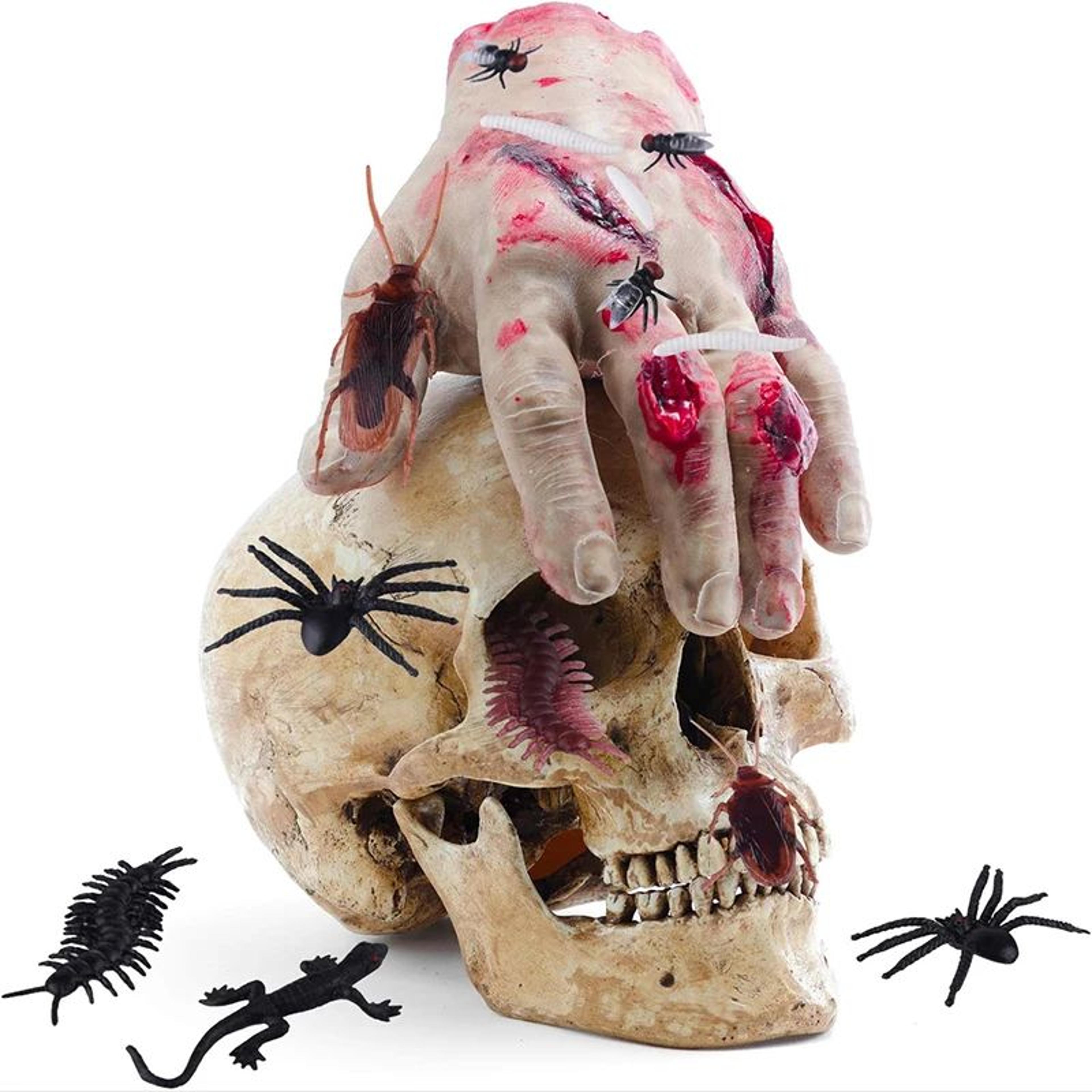 Realistic Fake Bugs Halloween Prank Set 2
