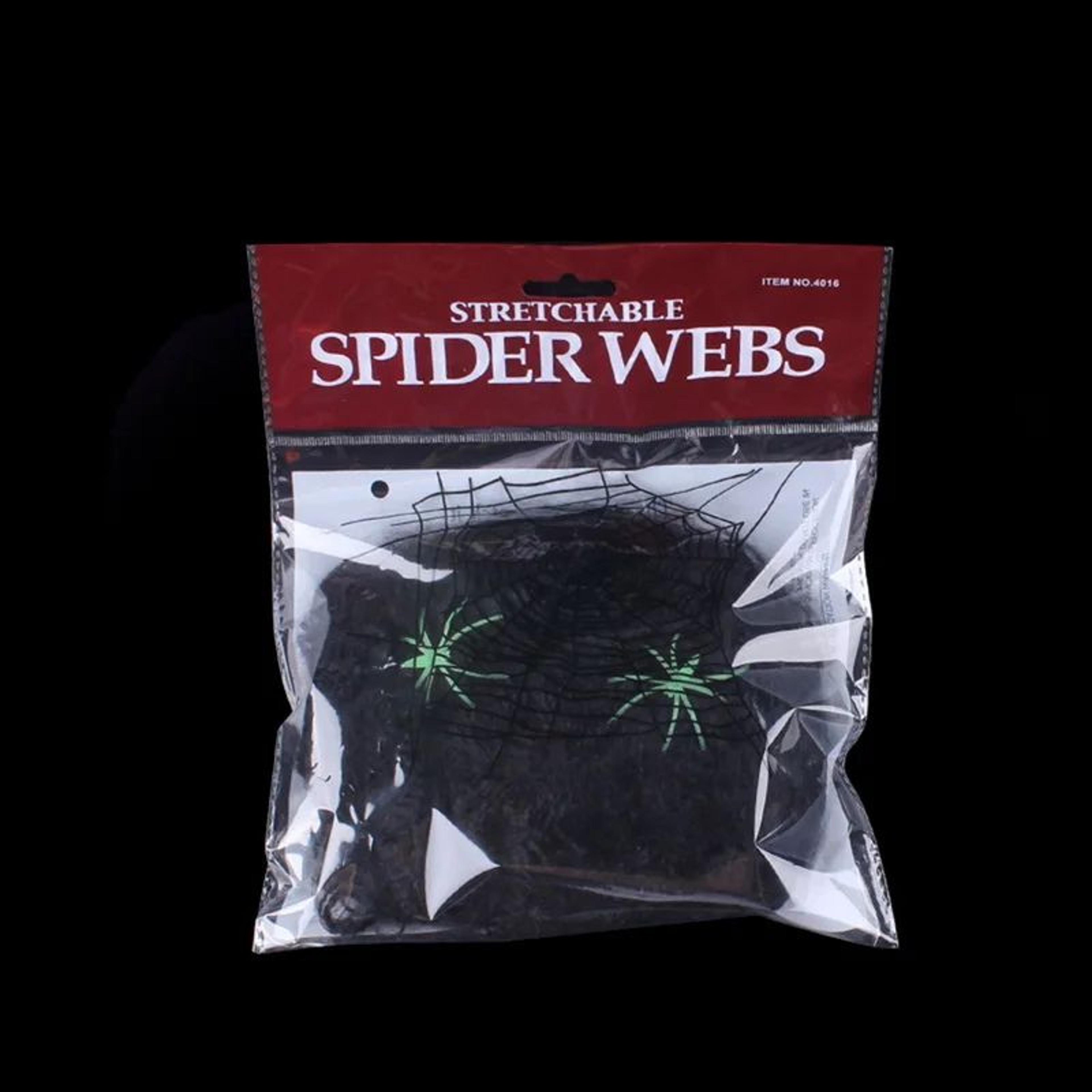 Haunted House White Spider Web Decor 5