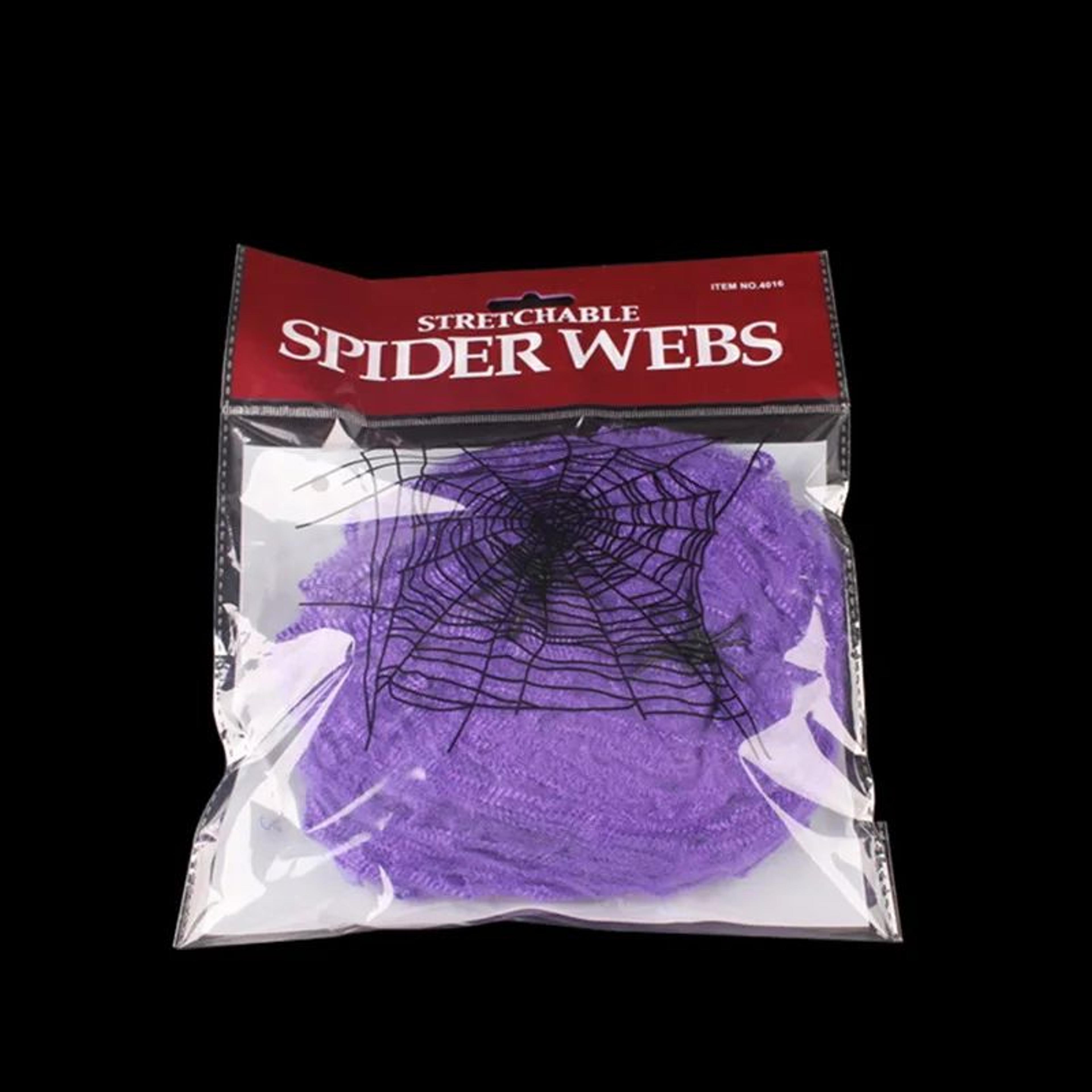 Haunted House White Spider Web Decor 8