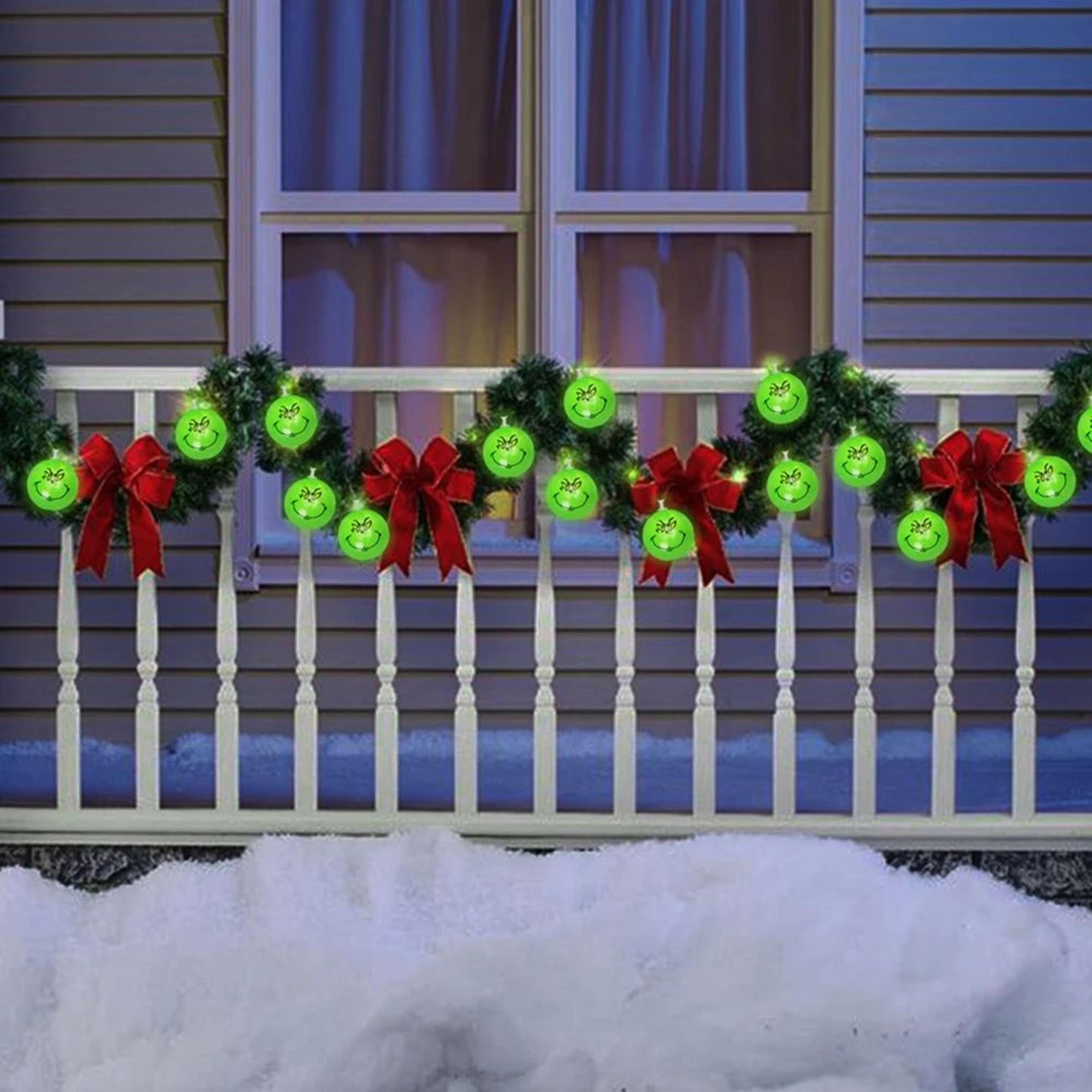 Green Ball Halloween String Lights 3