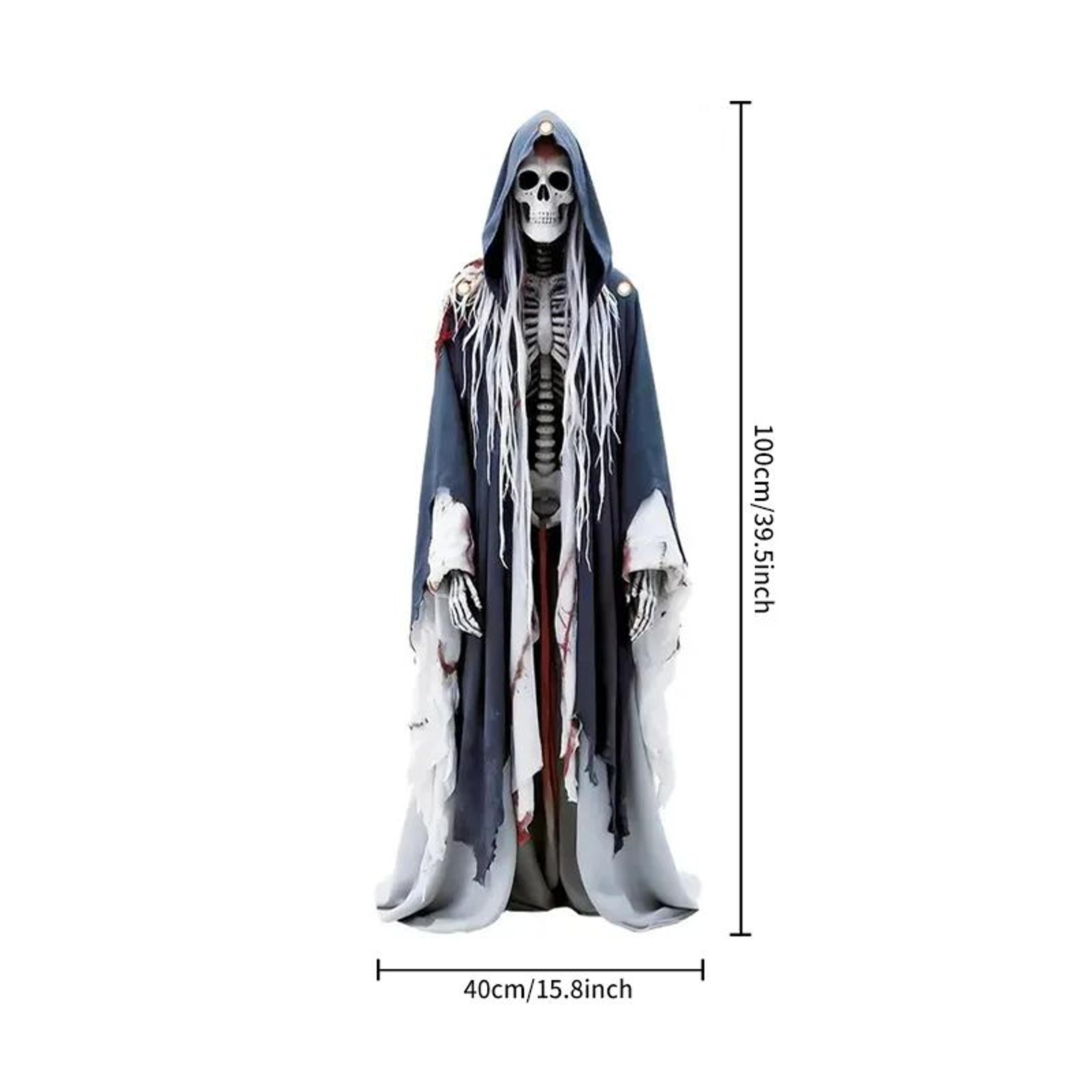 Horror Skull Bride Halloween Backdrop 1