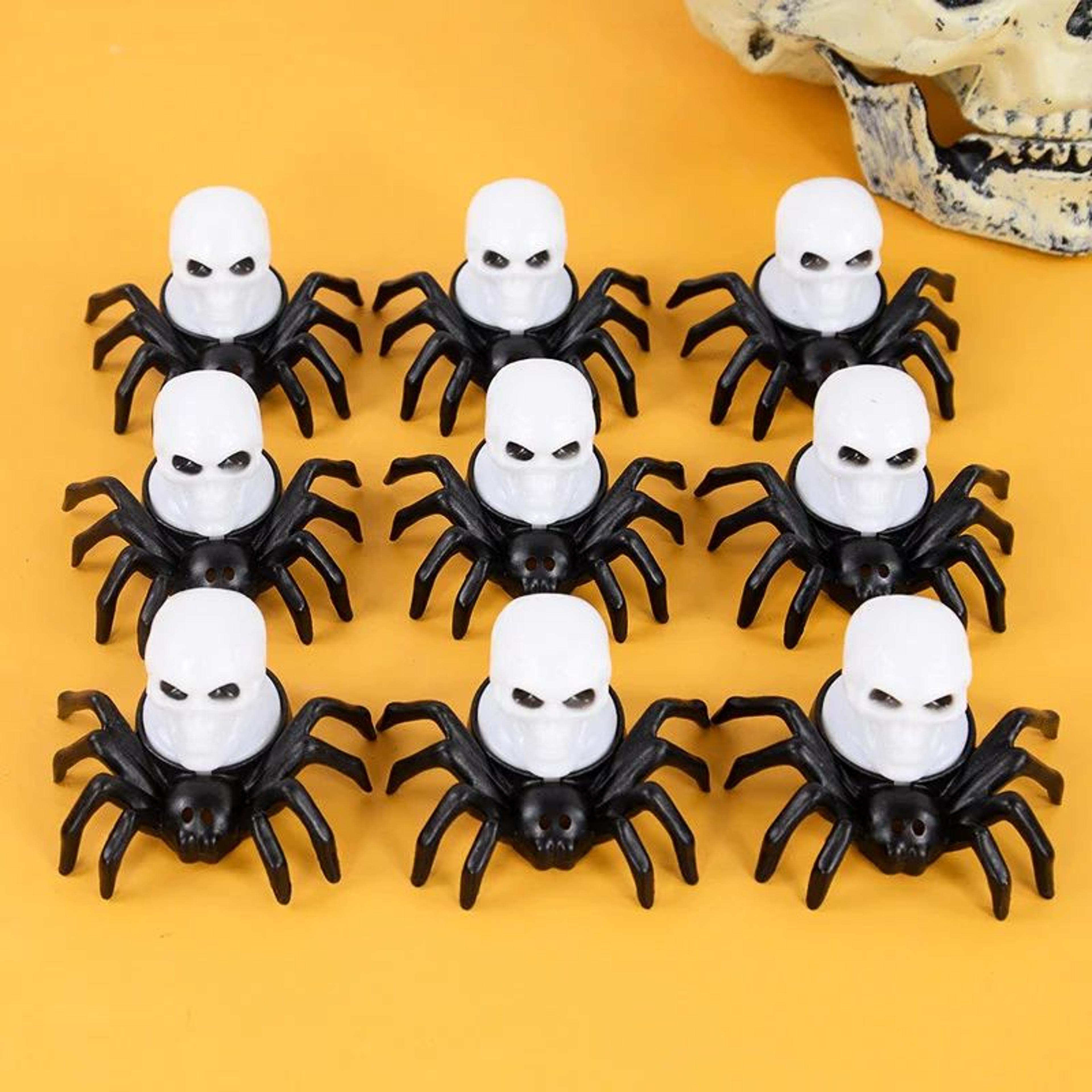 LED Skull Spider Halloween Candle 5