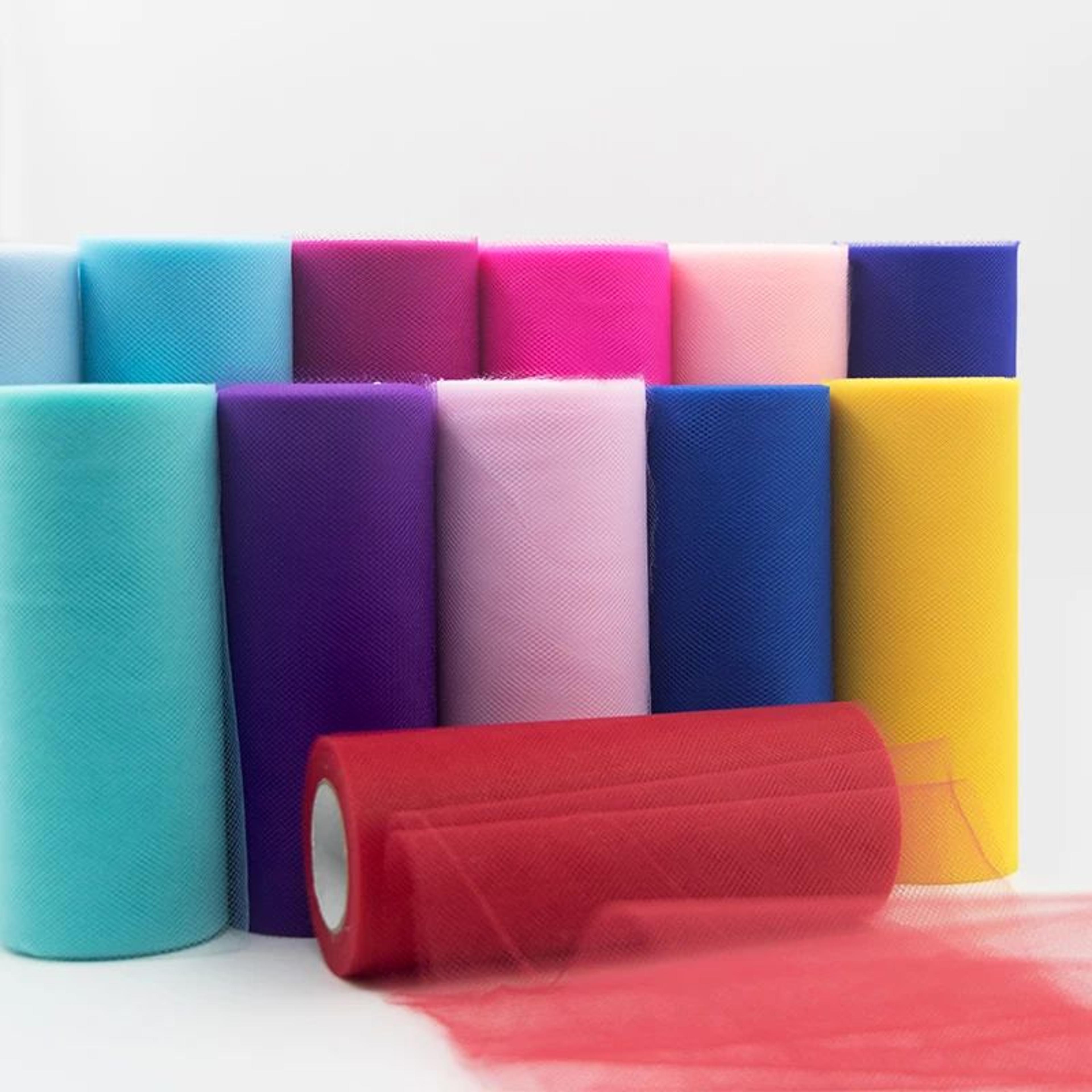 tulle fabric roll for crafts and party decor