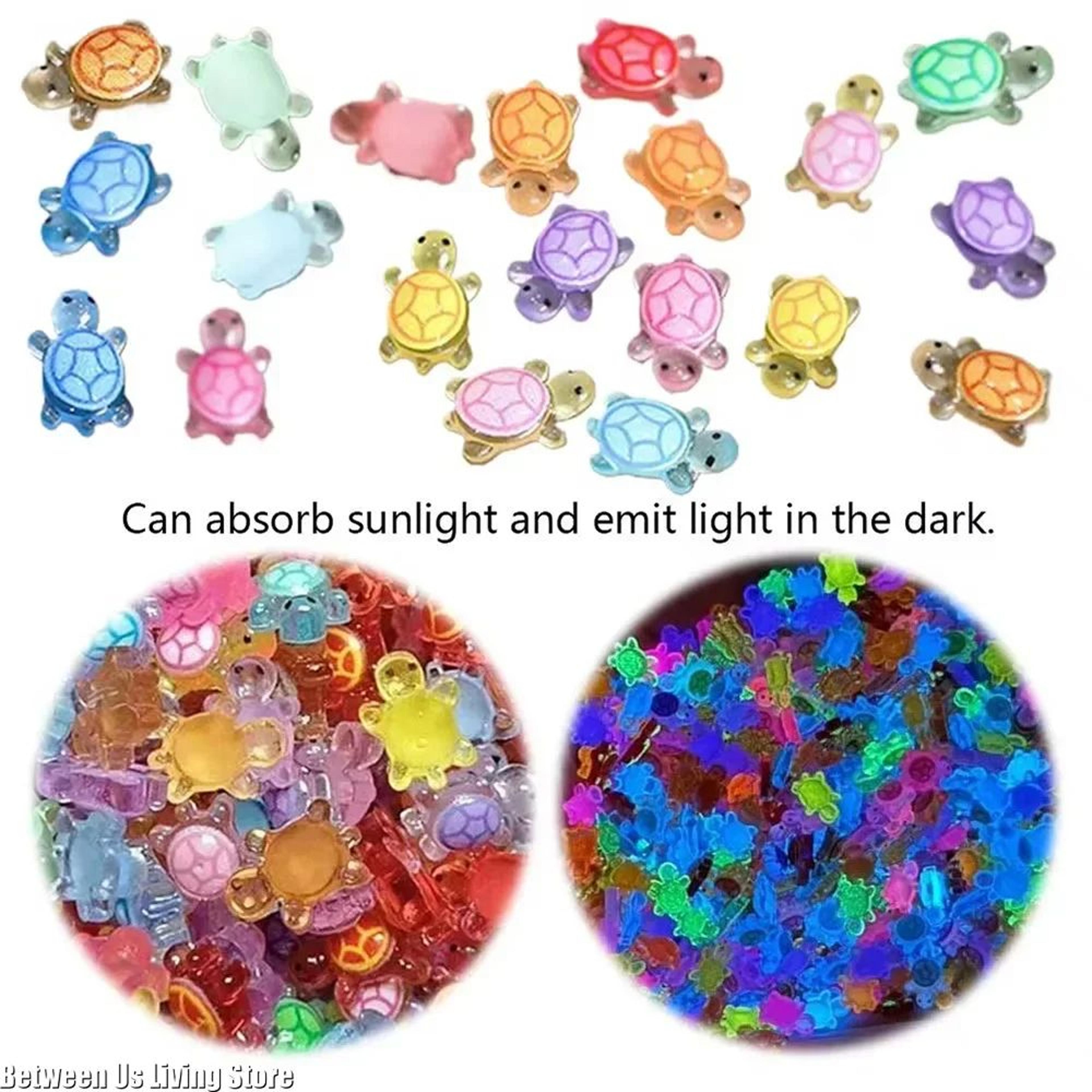Glow In The Dark Mini Turtle Figurines 2