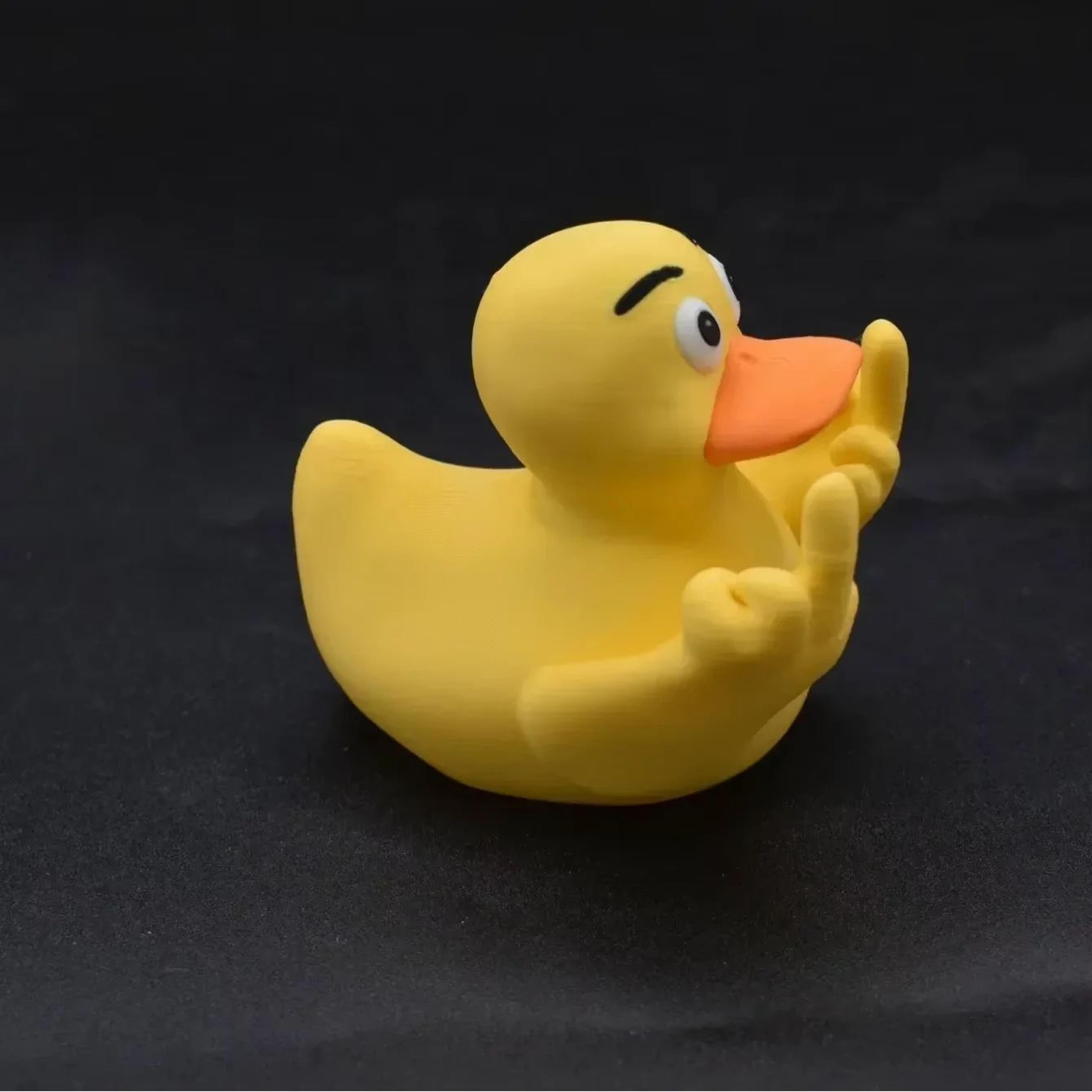 Funny Middle Finger Duck Statue 5