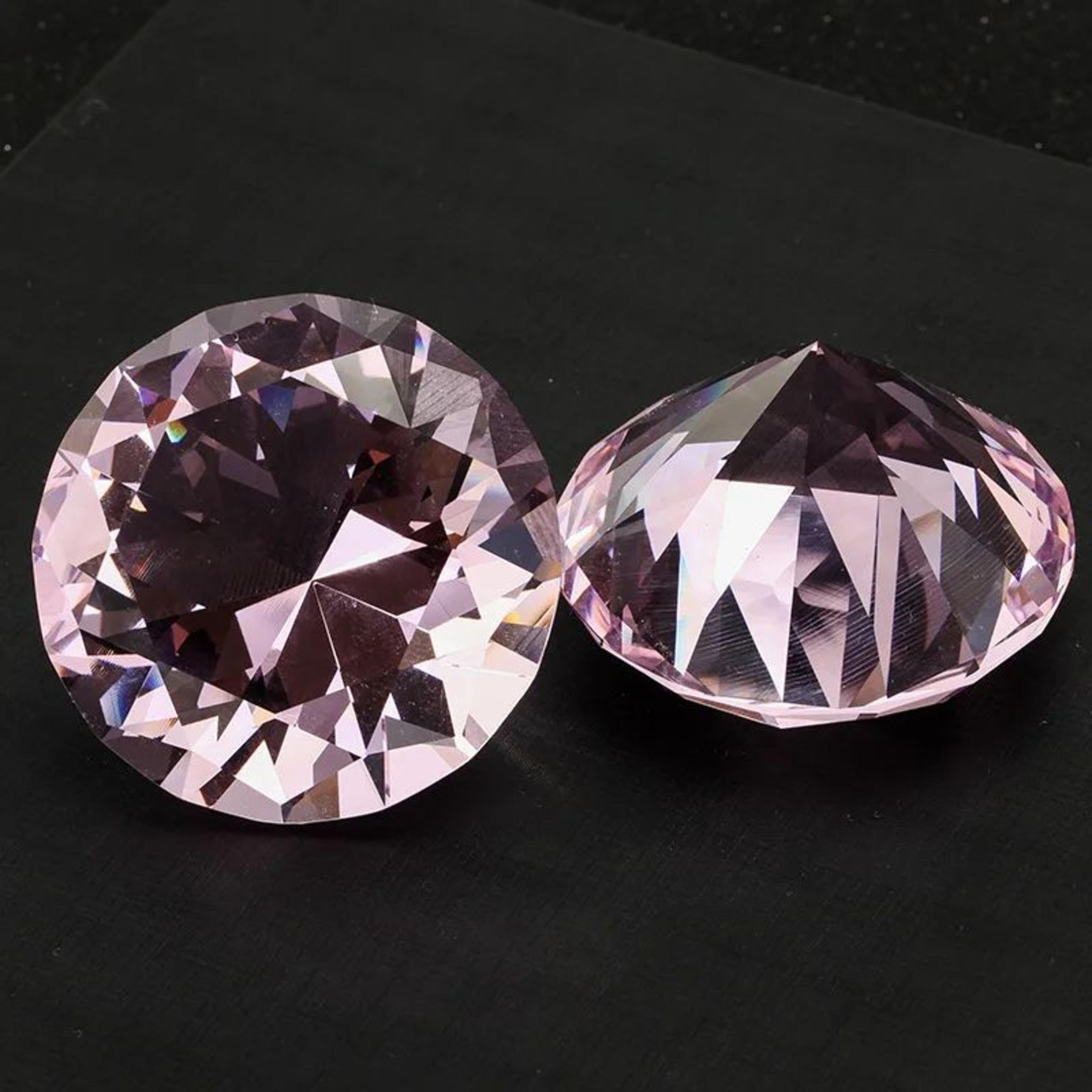 Crystal Diamond Paperweight Desk Decor 9