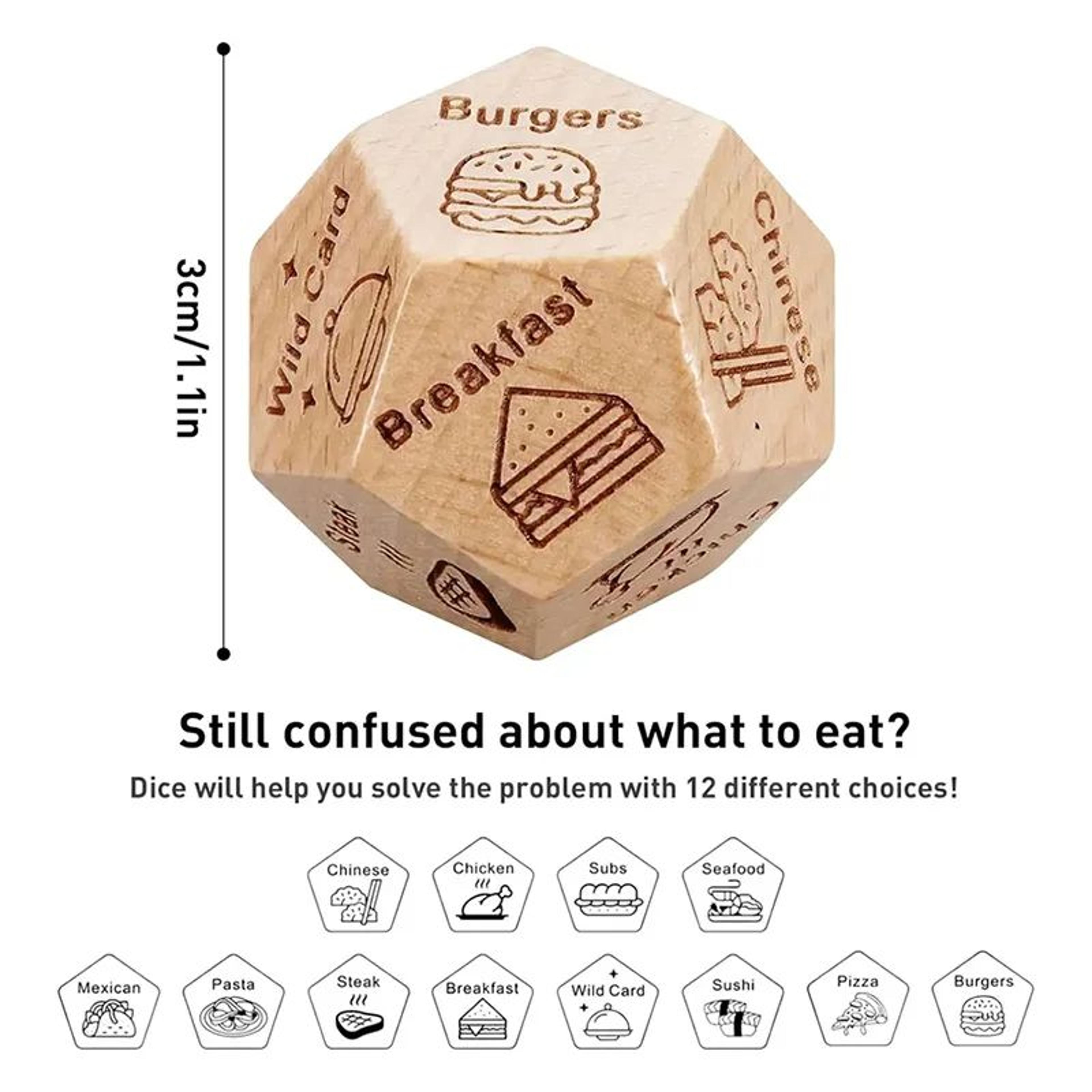 Couples Food Decision Dice Date Night Game 5