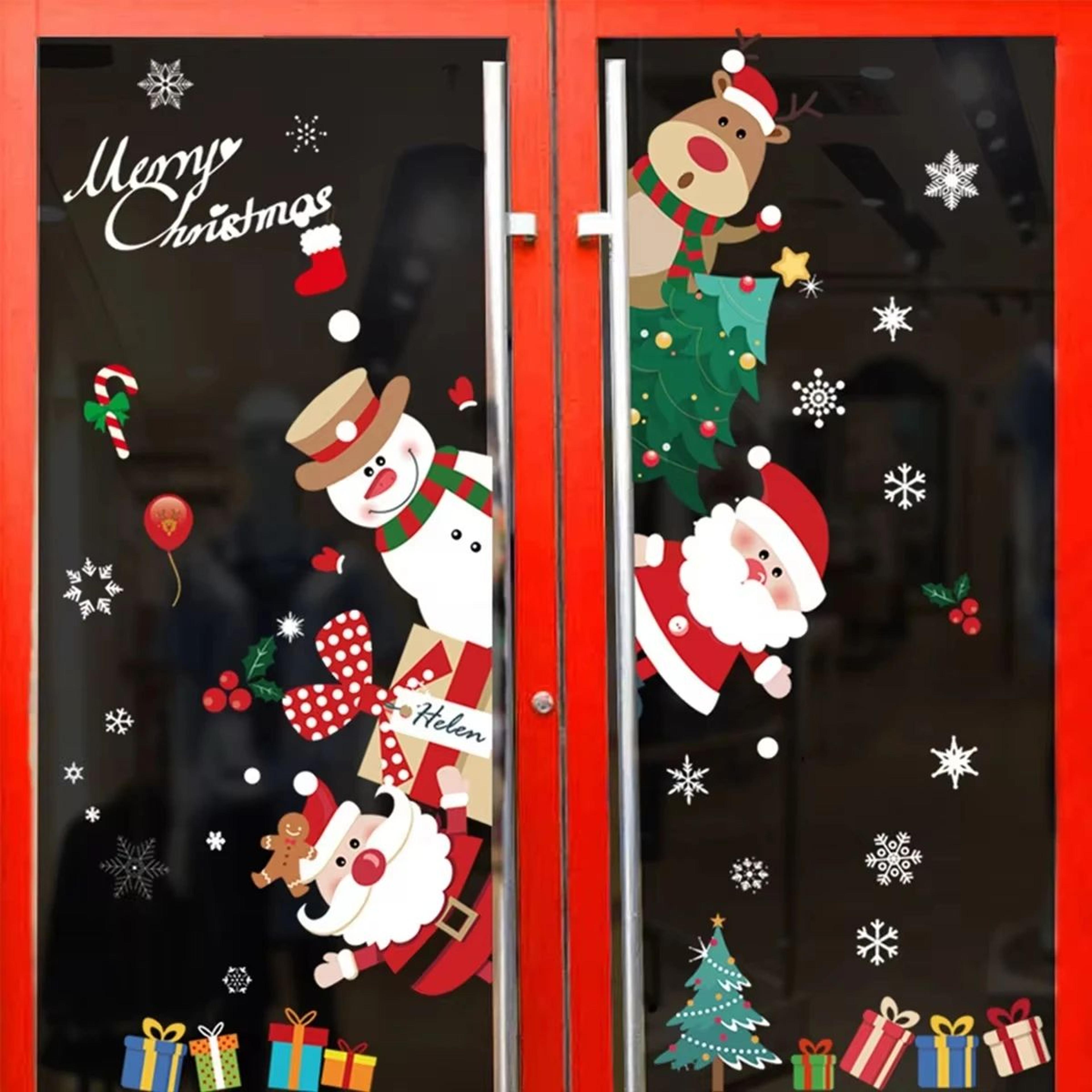 Christmas Window Stickers Holiday Decals 2