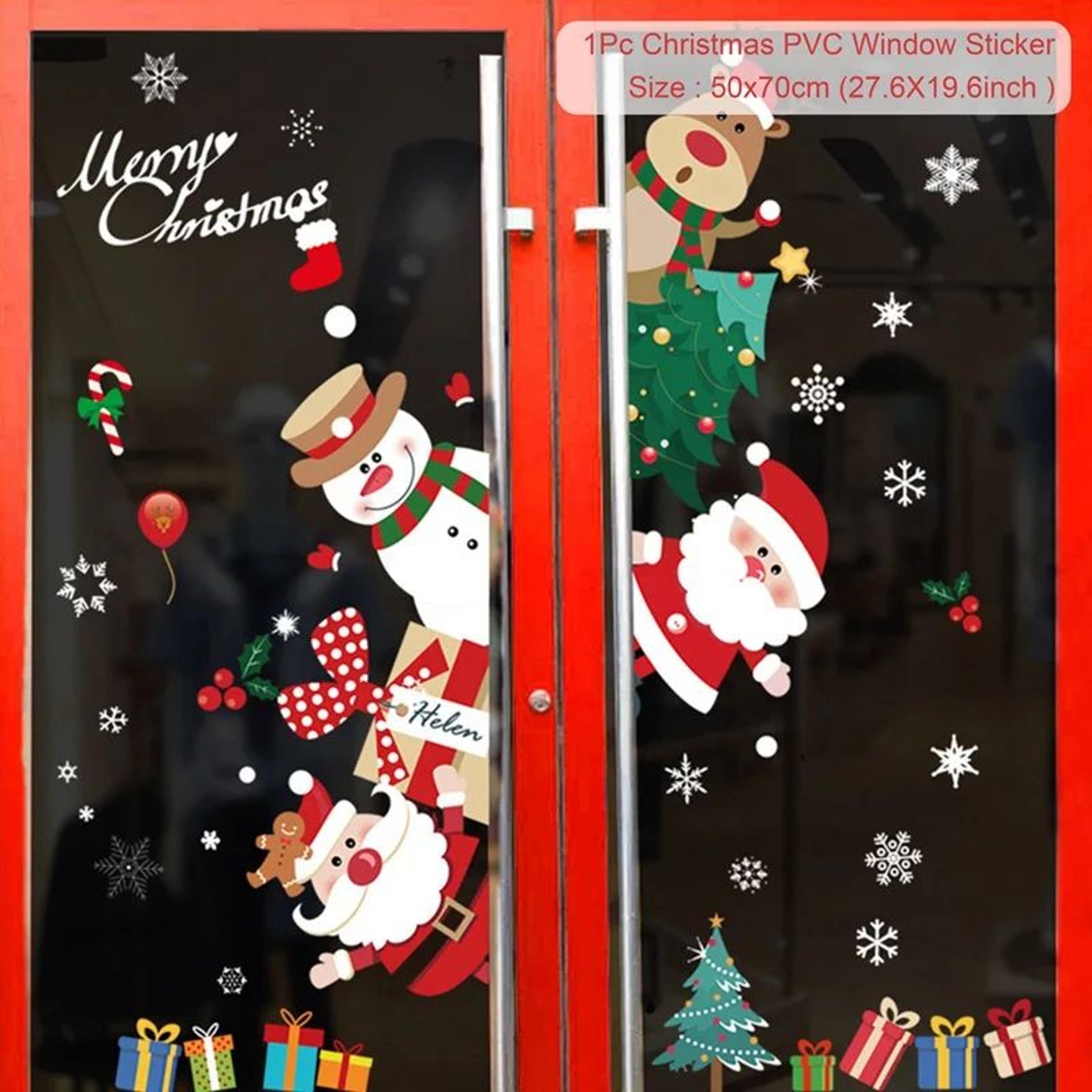 Christmas Window Stickers Holiday Decals 28