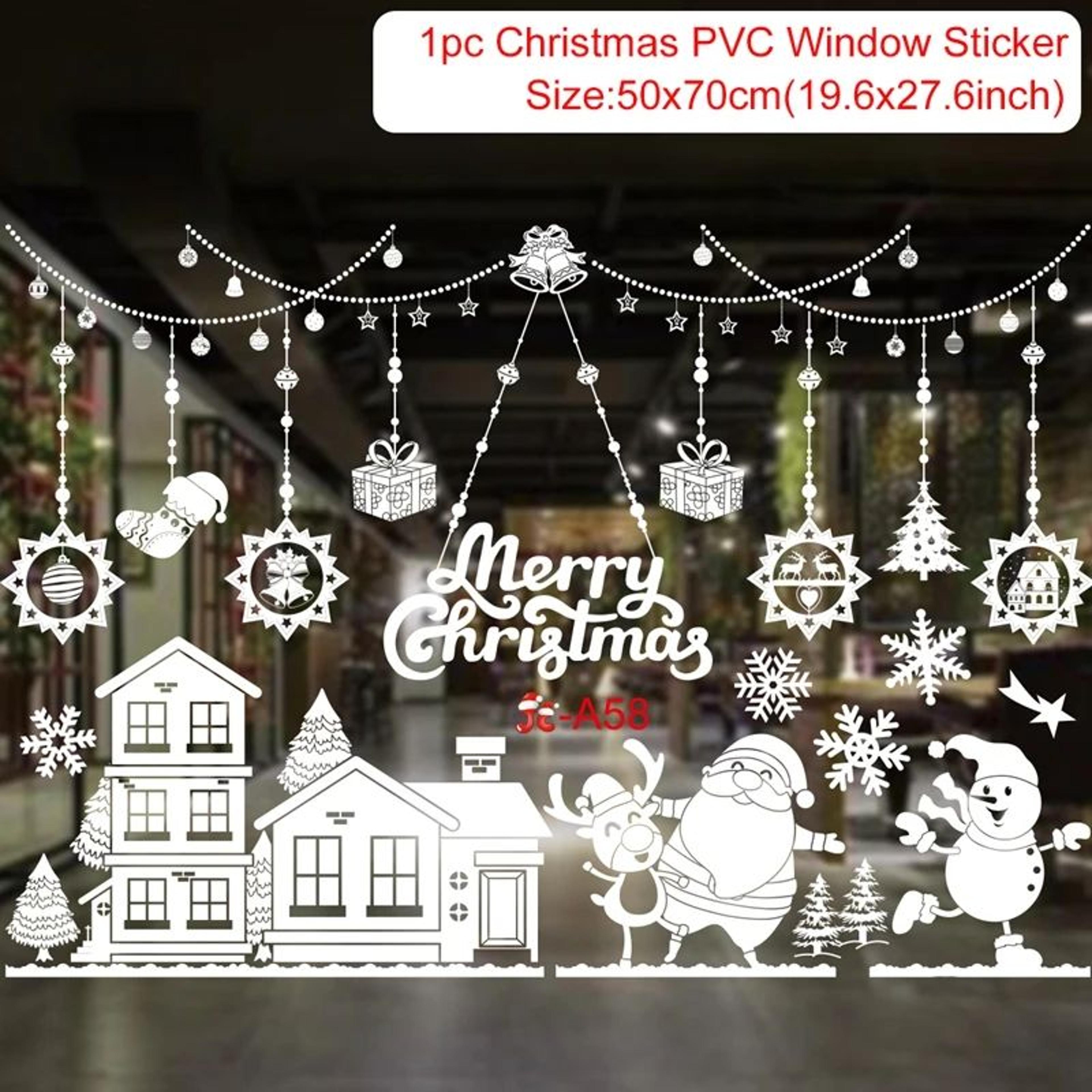 Christmas Window Stickers Holiday Decals 29