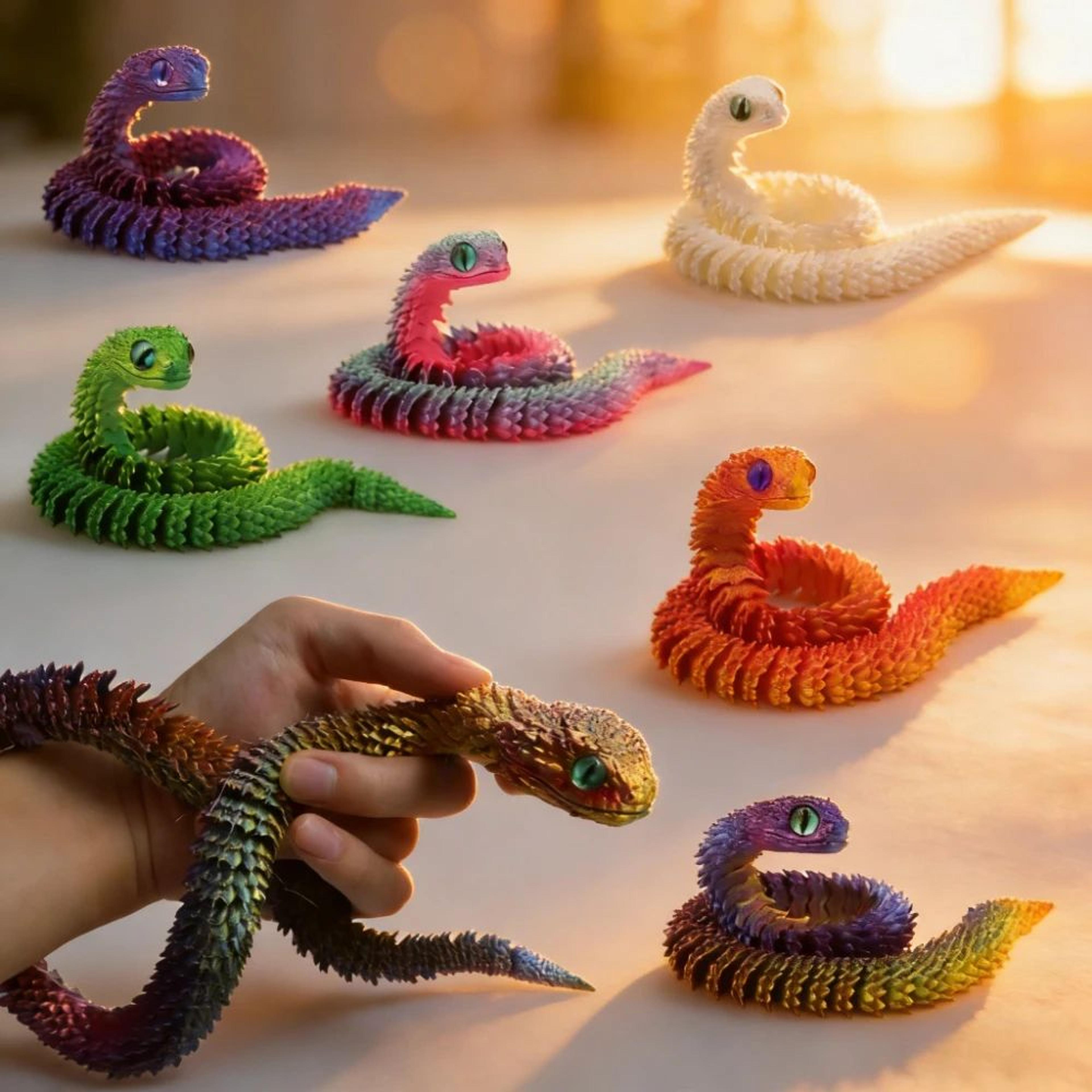 Articulated Snake Egg Fidget Figurine 2
