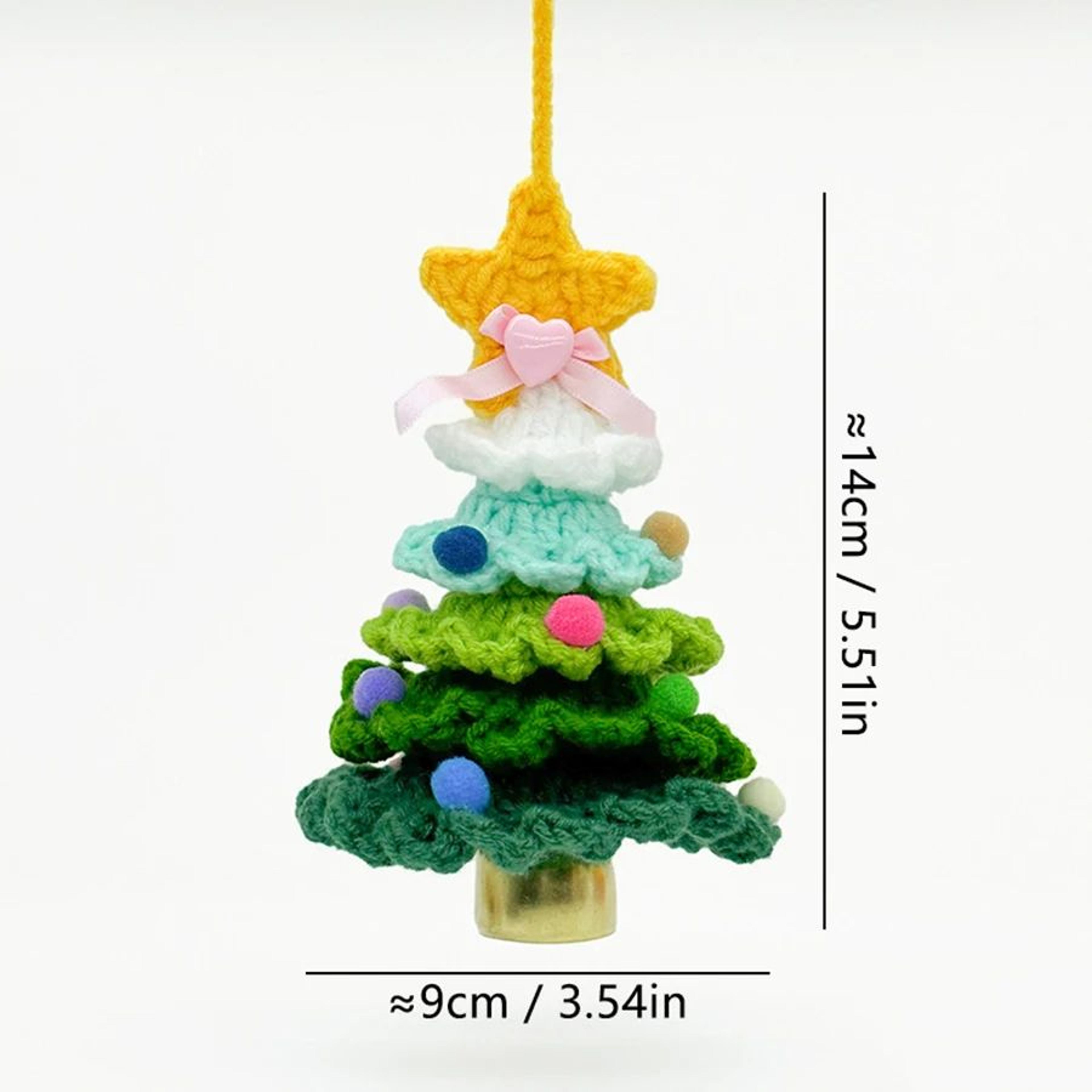 Knitted Christmas Tree Bell Ornament 4