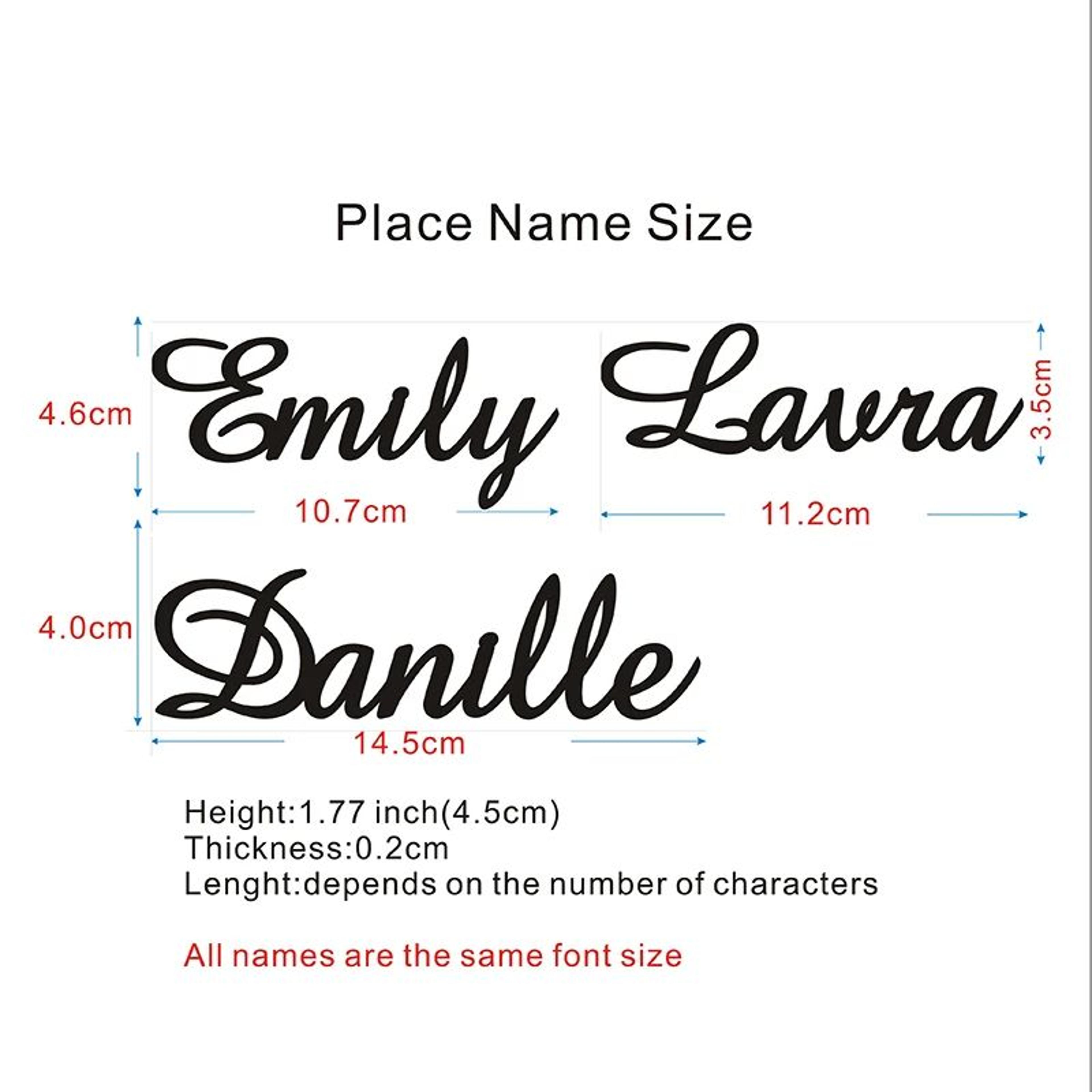 Personalized Wooden Wedding Place Names 4