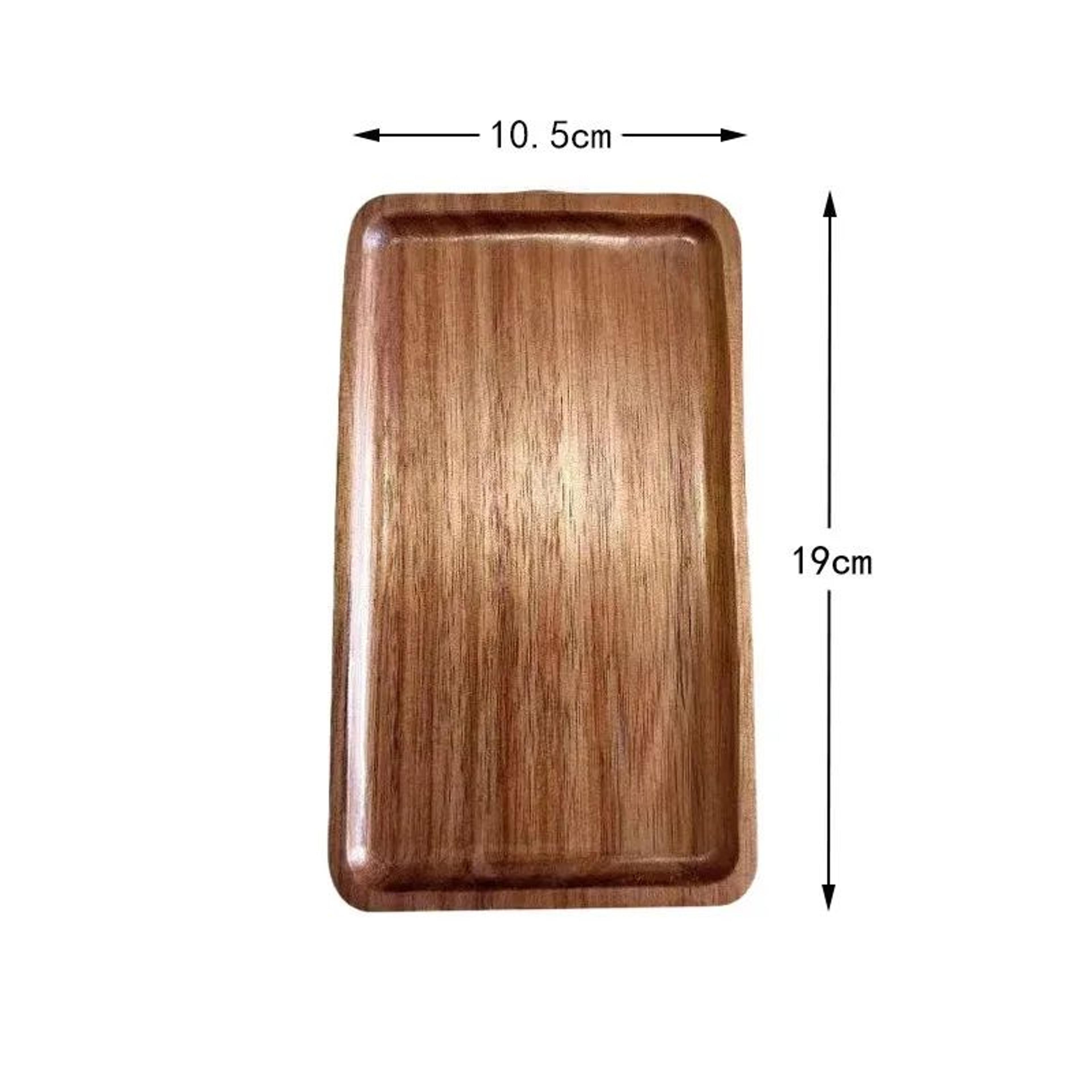 Wabi Sabi Acacia Wood Oval Tray 8
