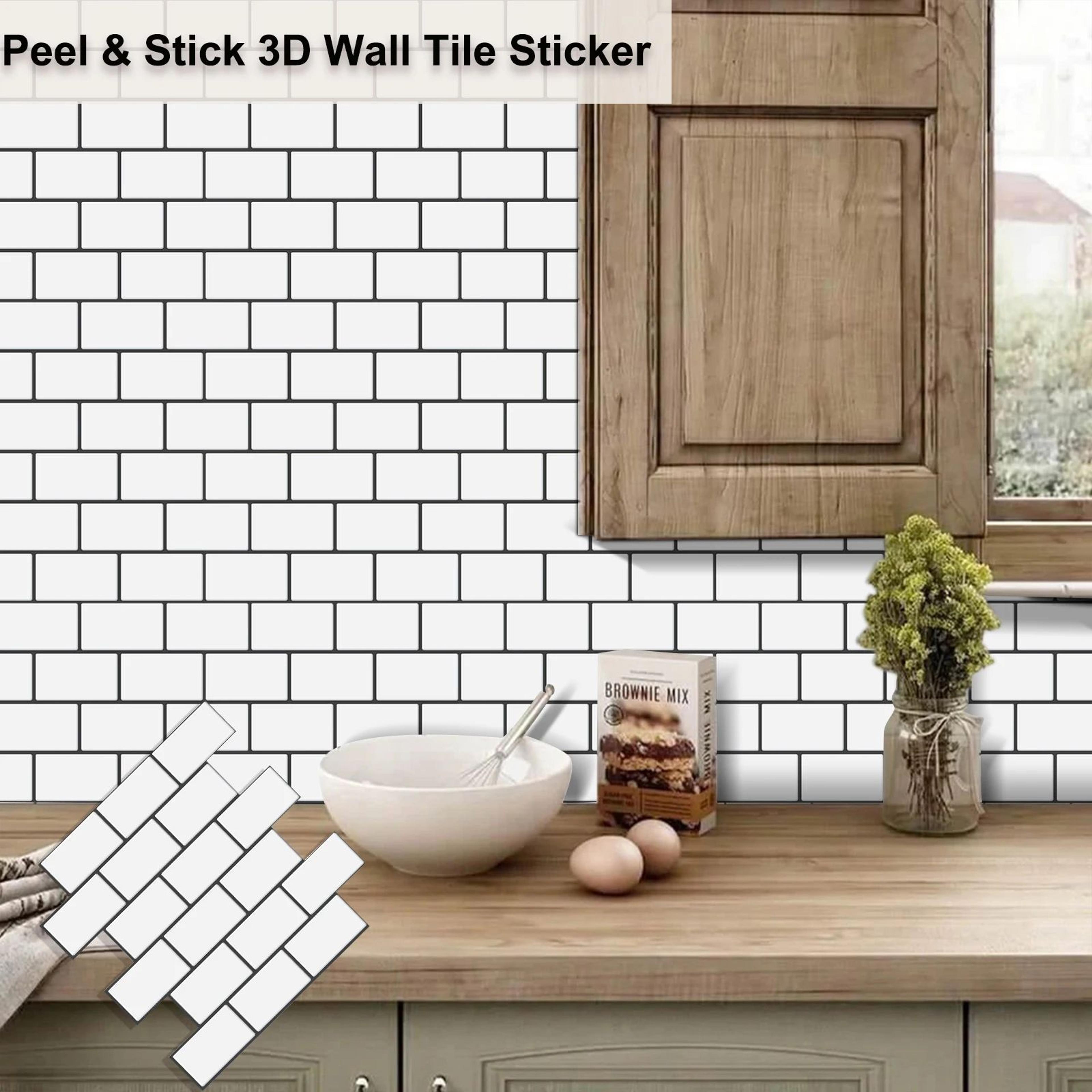 3D Subway Peel And Stick Wall Tiles 0