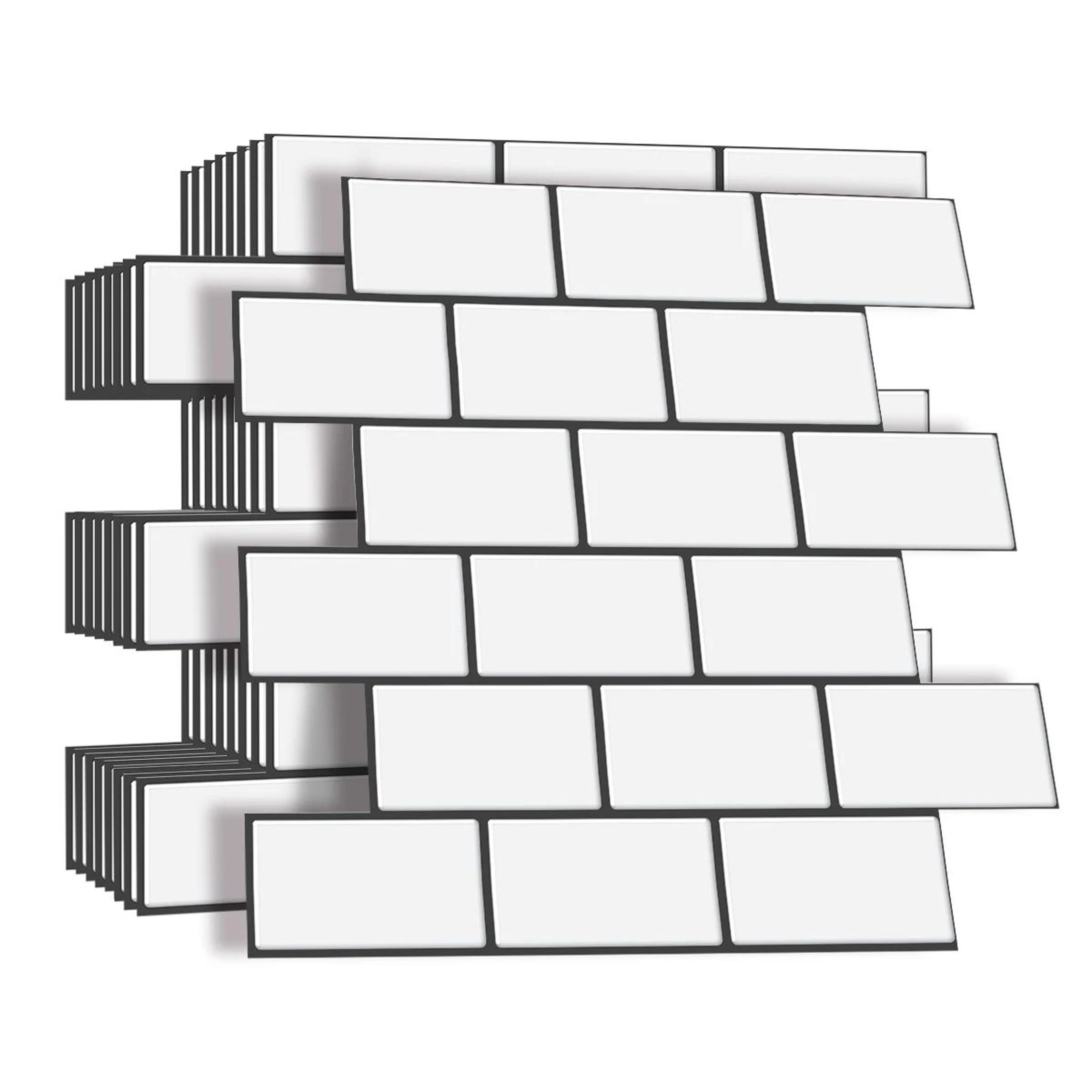 3D Subway Peel And Stick Wall Tiles 5