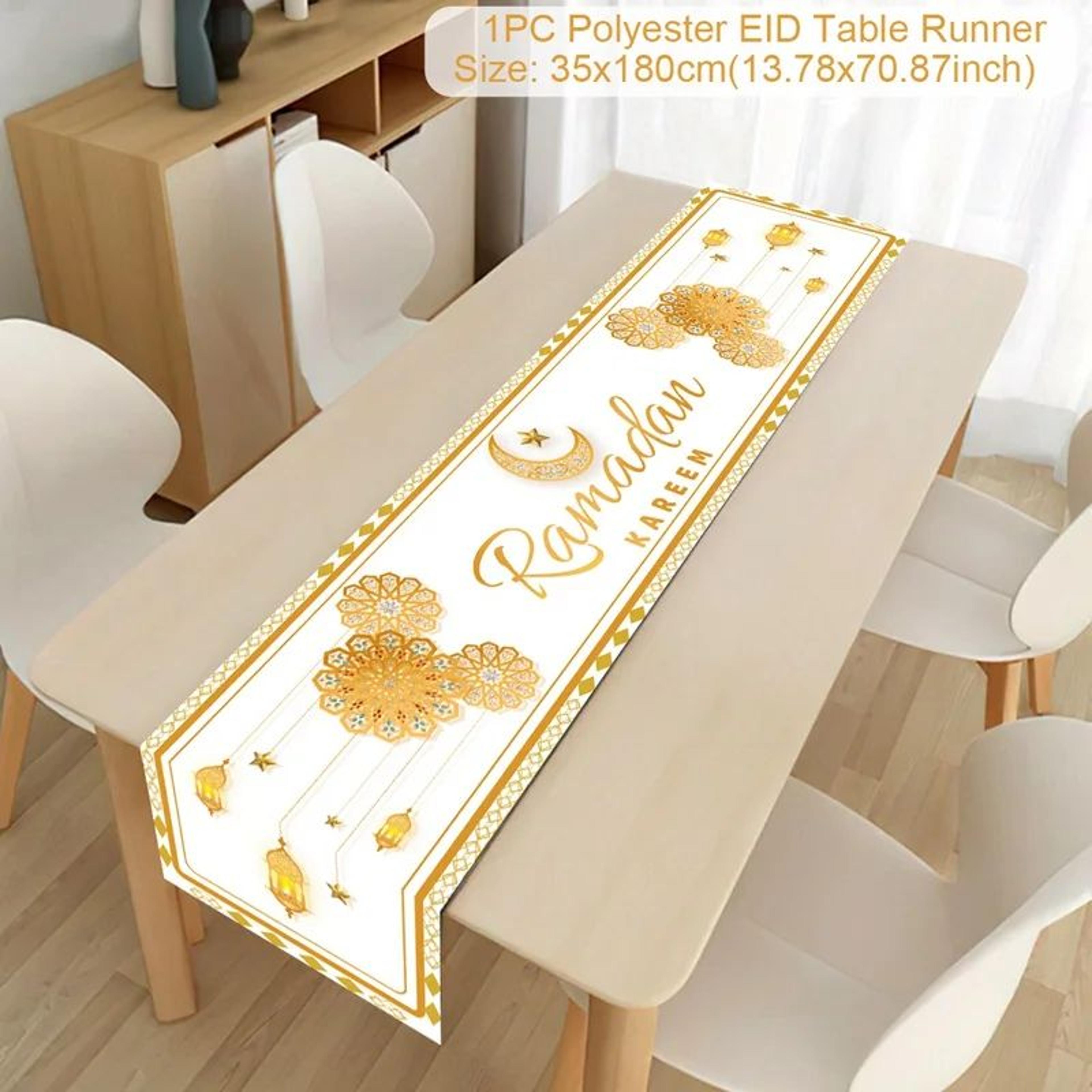 Ramadan Mubarak Eid Table Runner 10