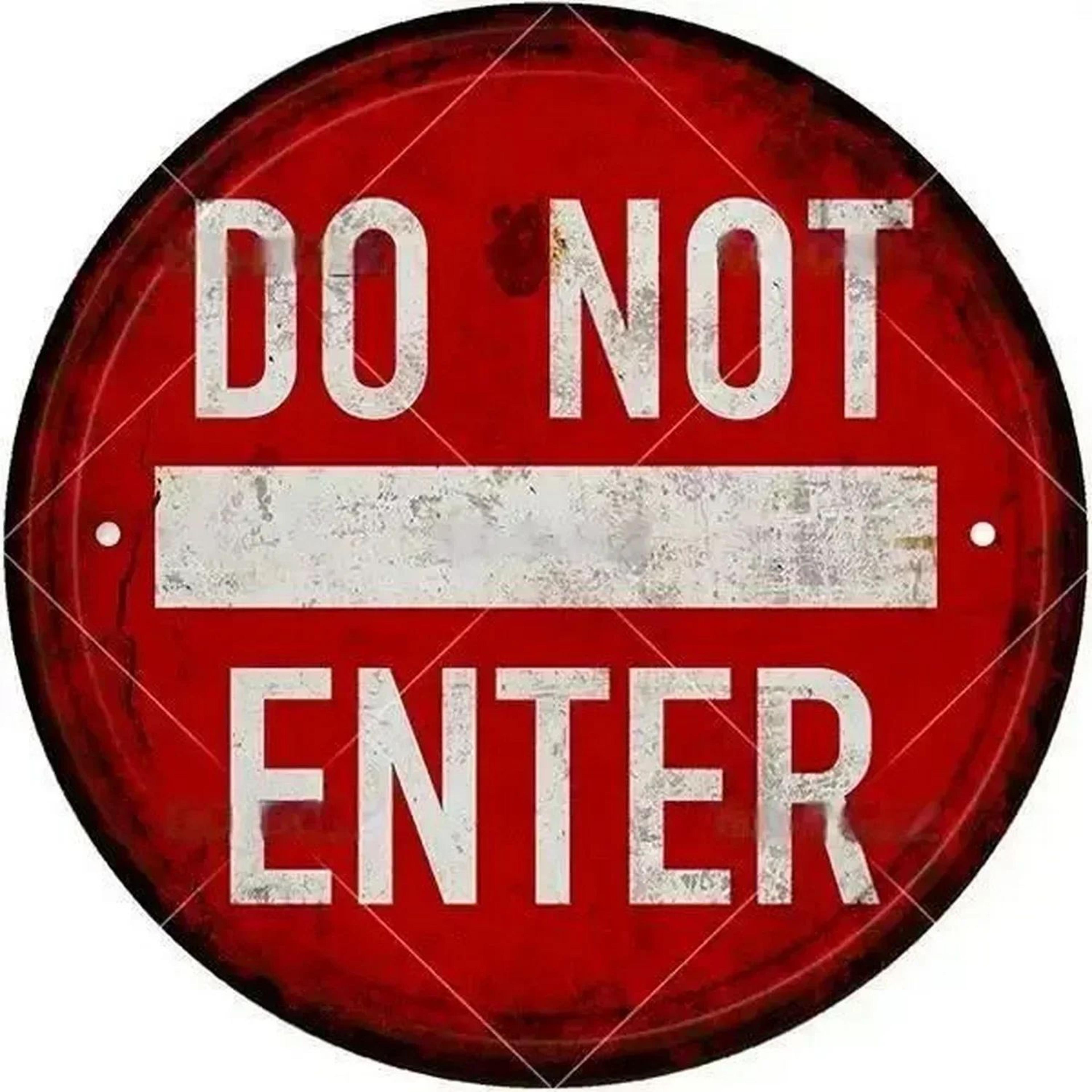Vintage Tool Rules Garage Metal Sign 13