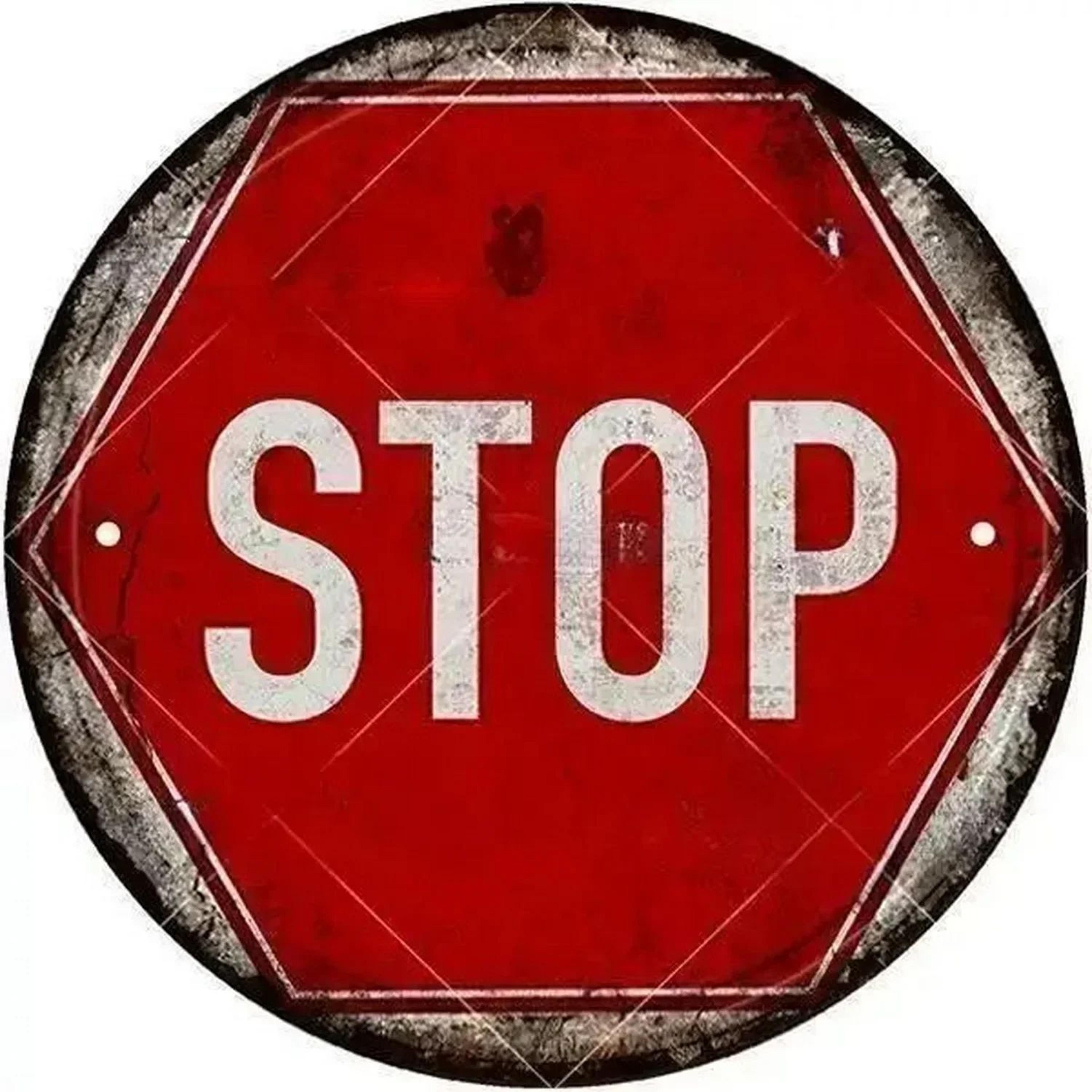Vintage Tool Rules Garage Metal Sign 14