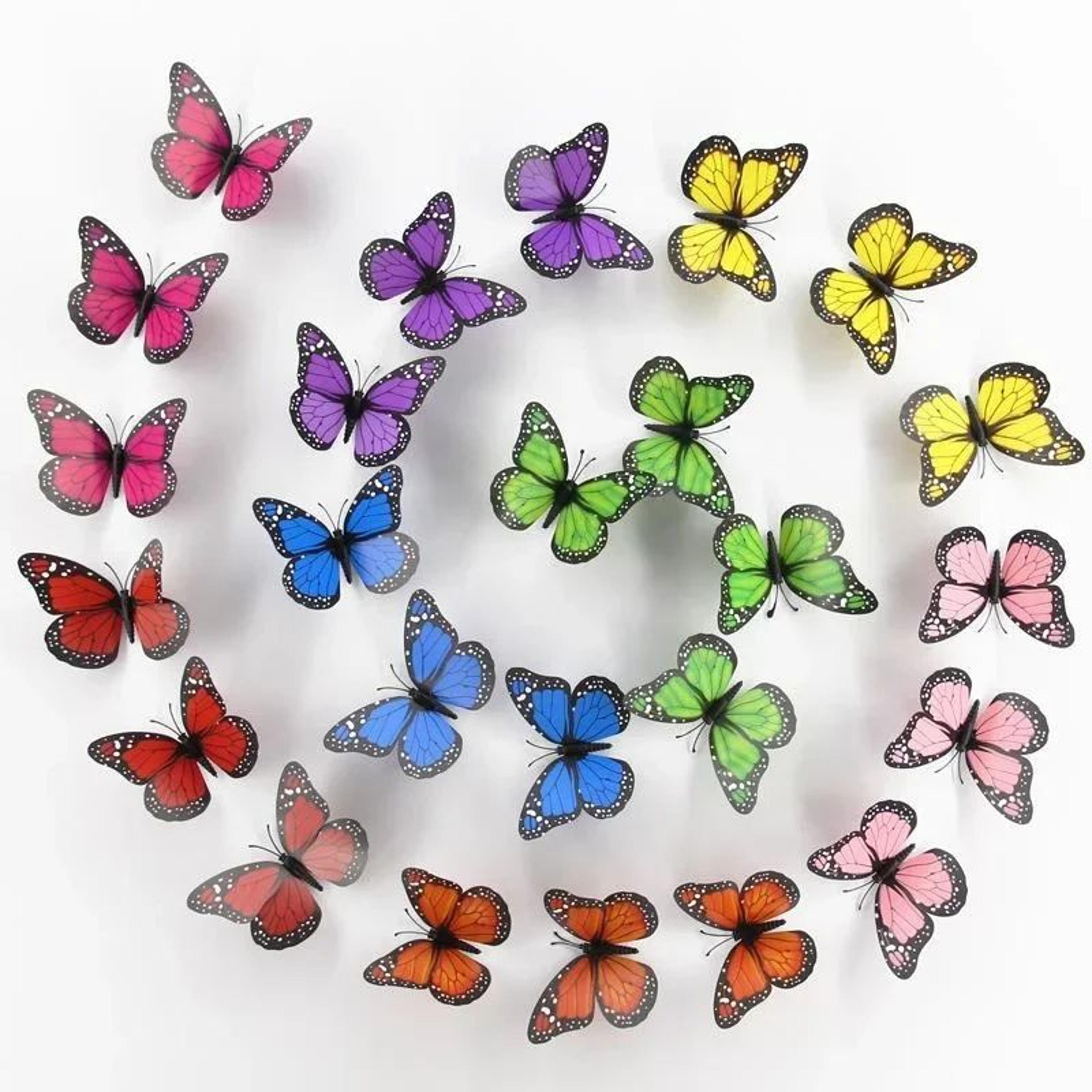 10 piece monarch butterfly wall decorations