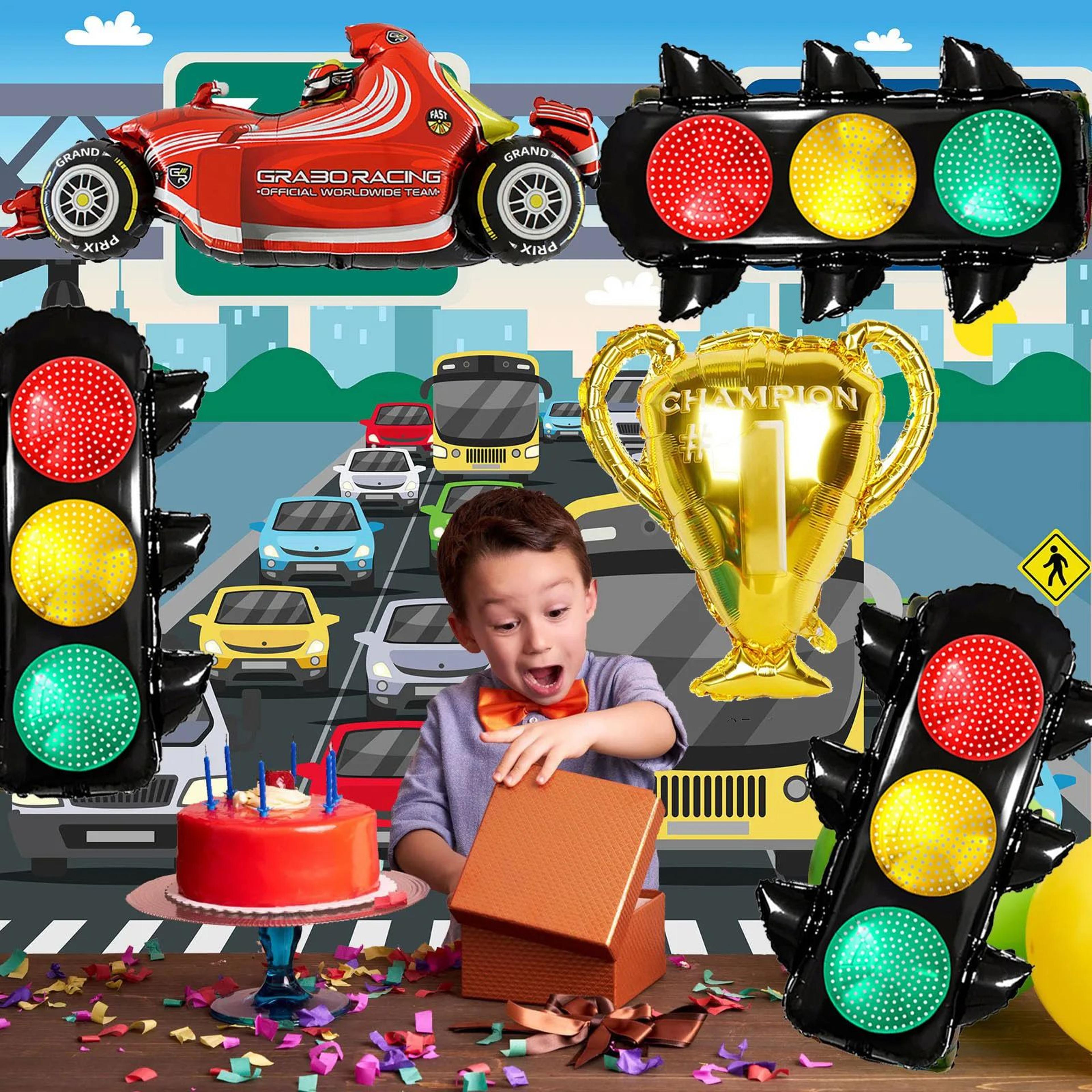 Race Car Birthday Foil Balloons 1