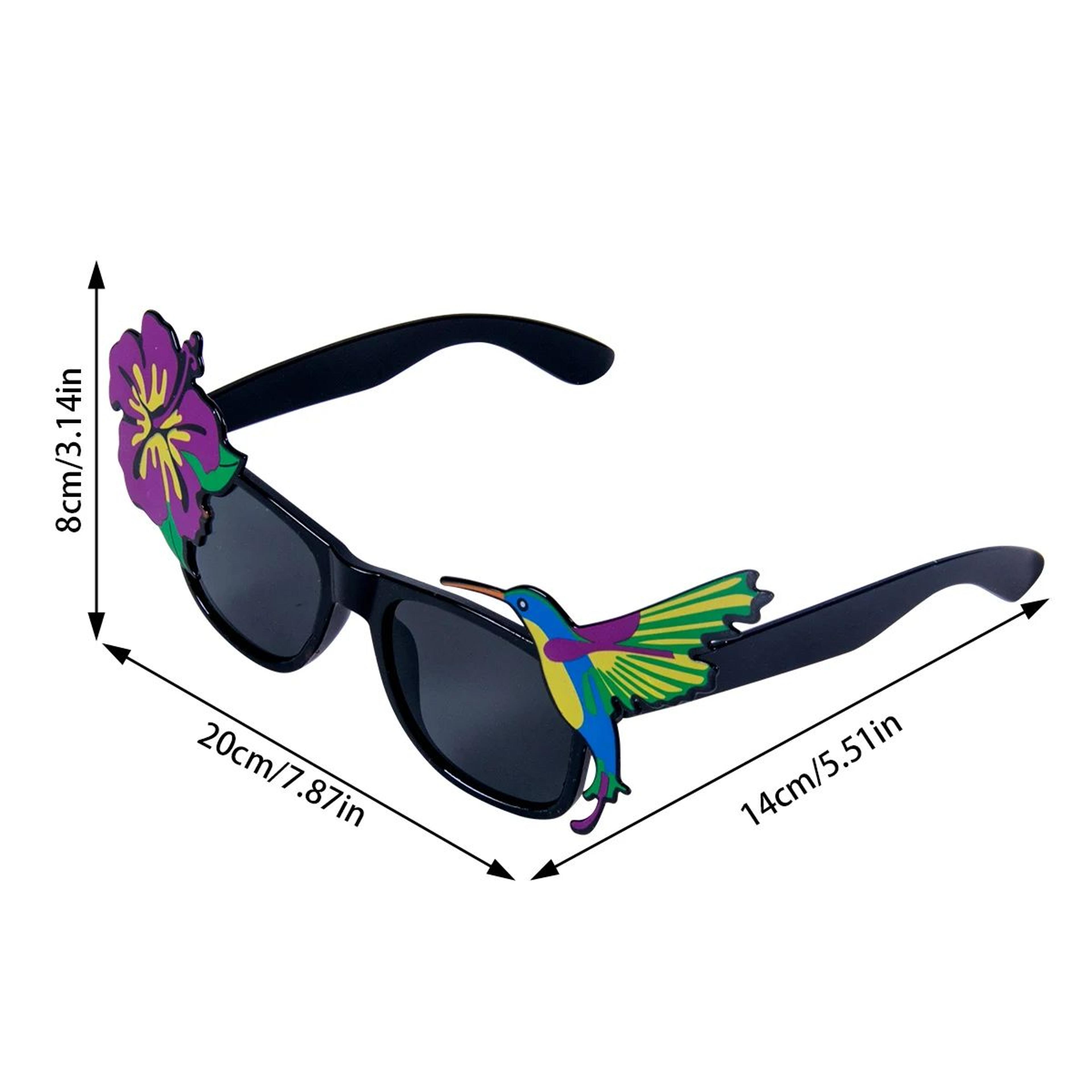 Hawaiian Tropical Party Photo Glasses 4