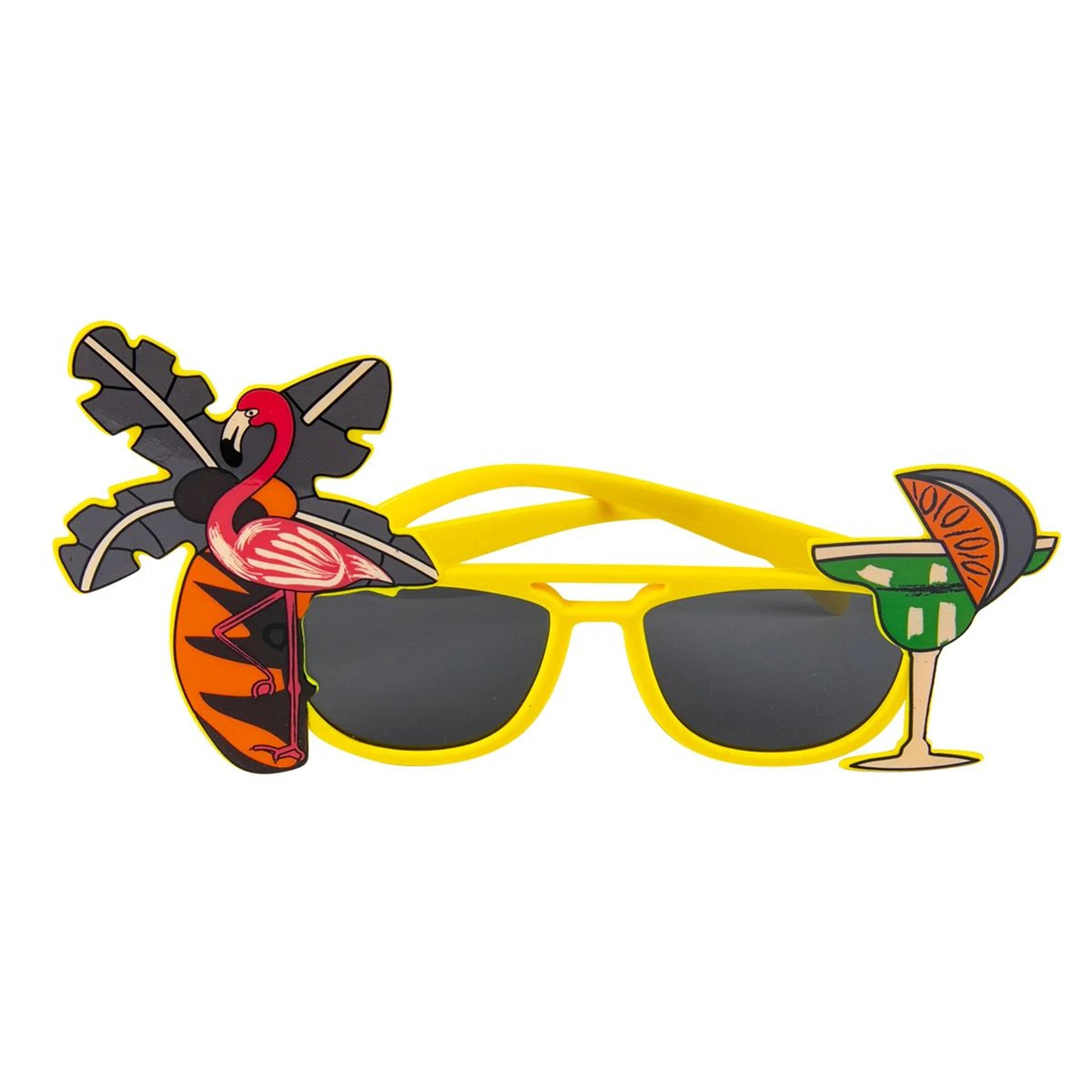 Hawaiian Tropical Party Photo Glasses 6