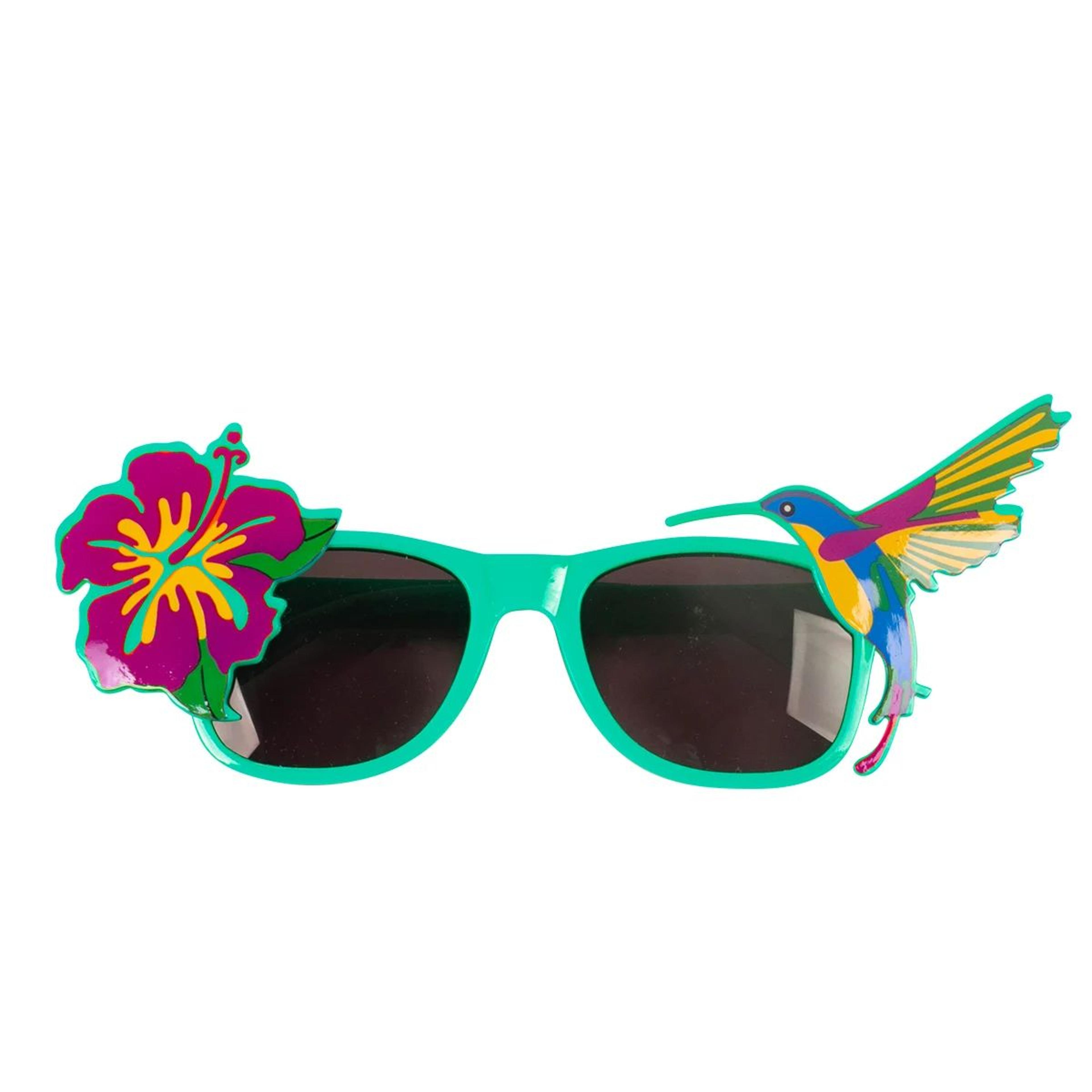 Hawaiian Tropical Party Photo Glasses 13