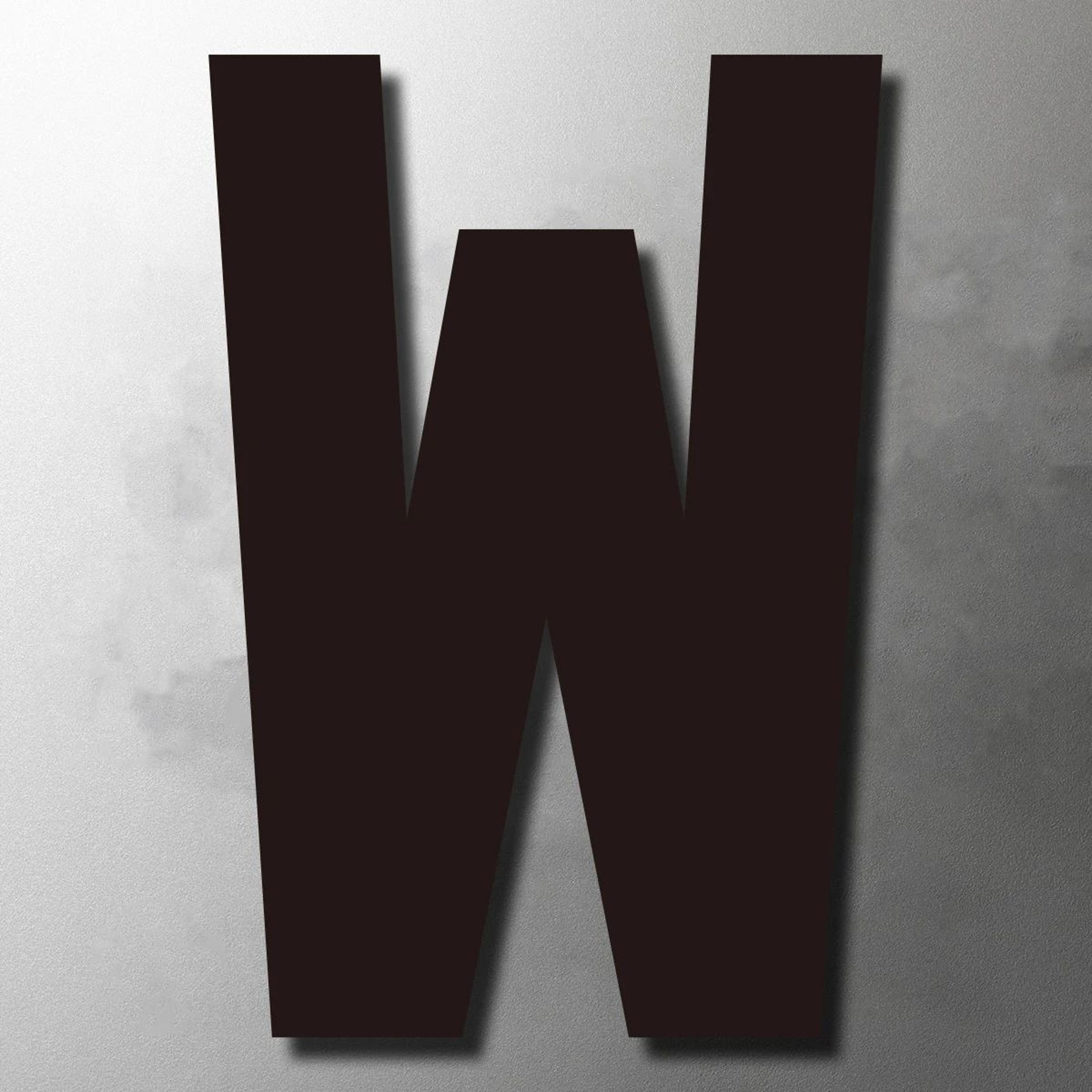 Black Acrylic 3D Letter Wall Decor 22