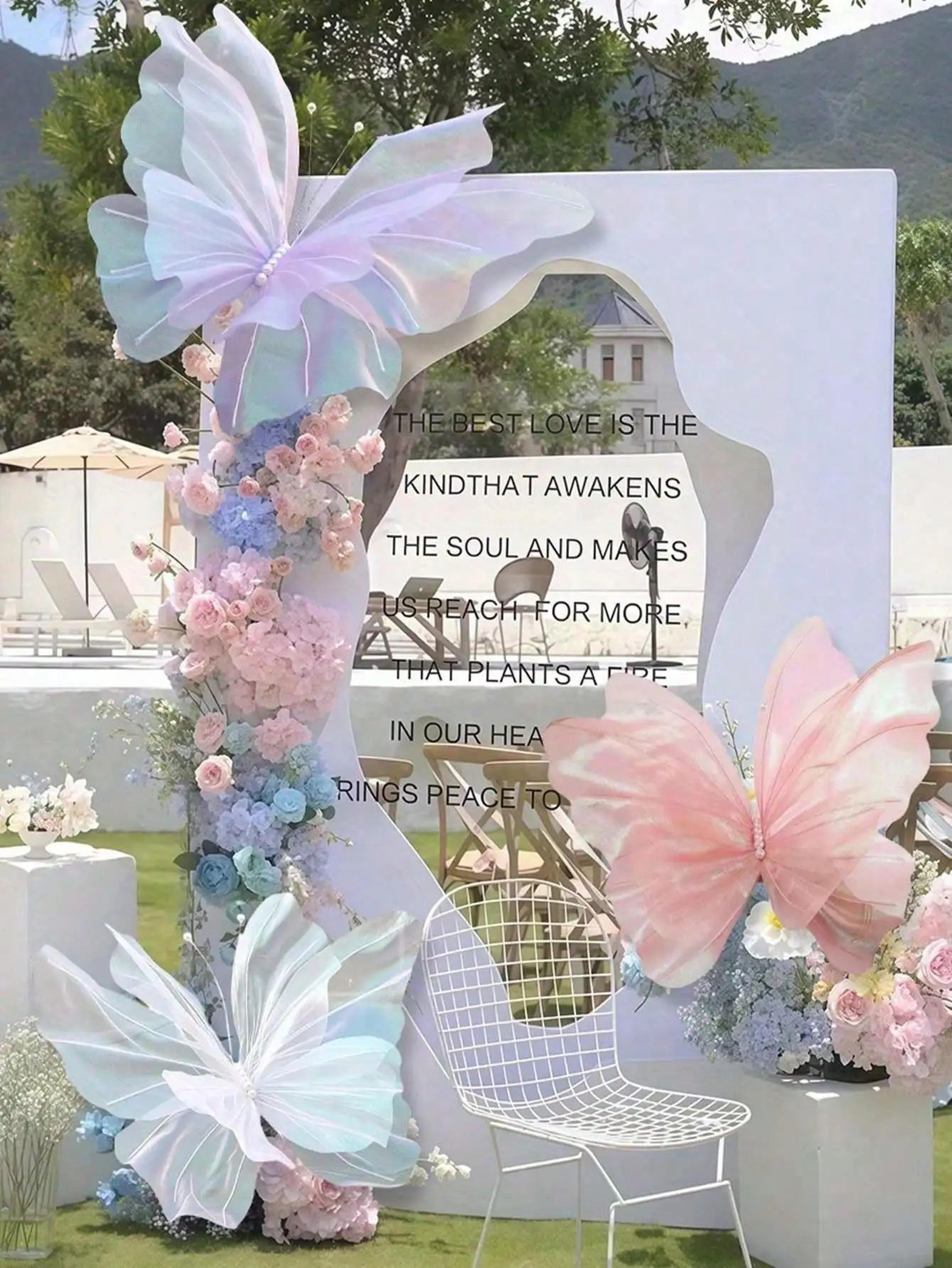 Realistic 3D Butterfly Party Decorations 2