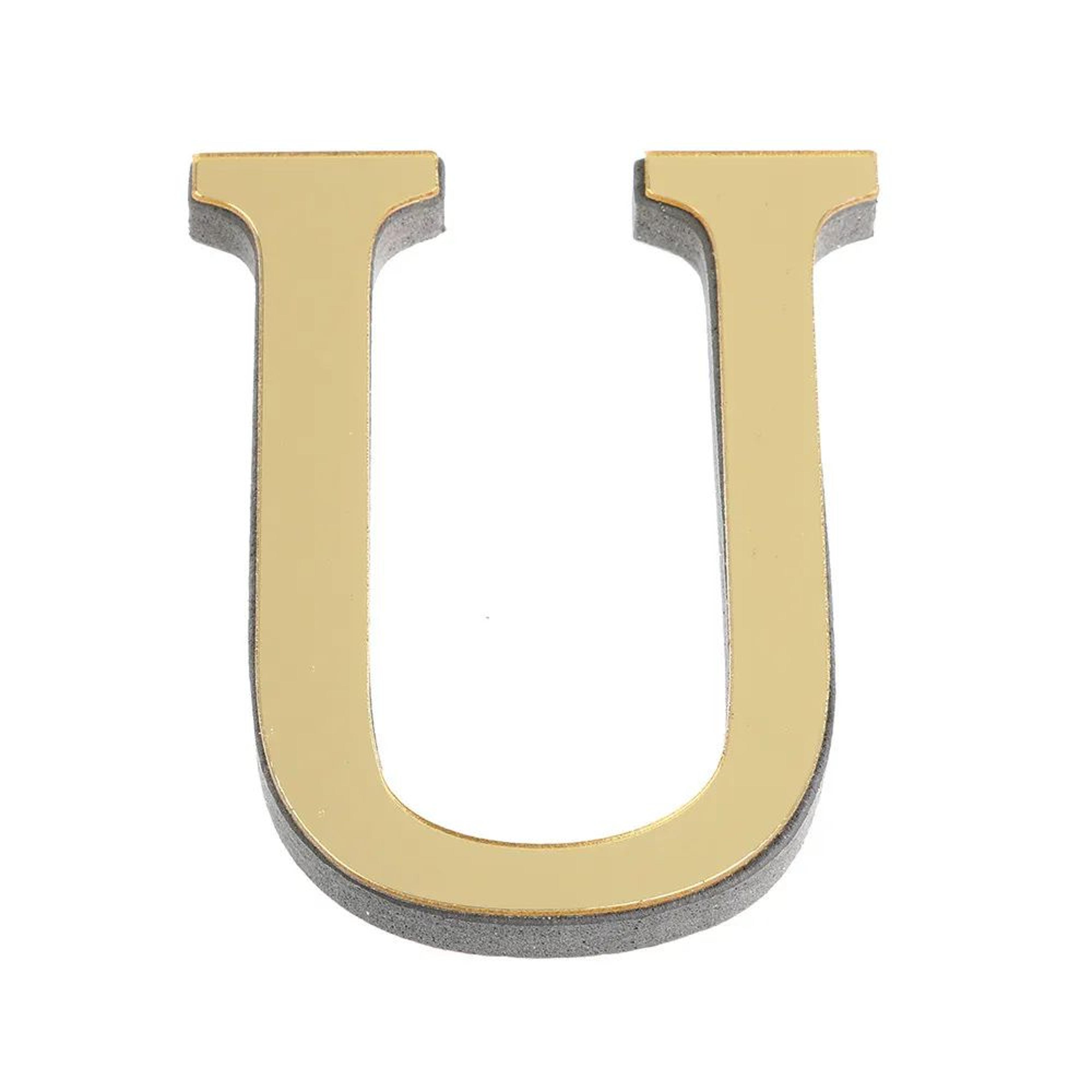 3D Mirror Alphabet Wall Letters 20