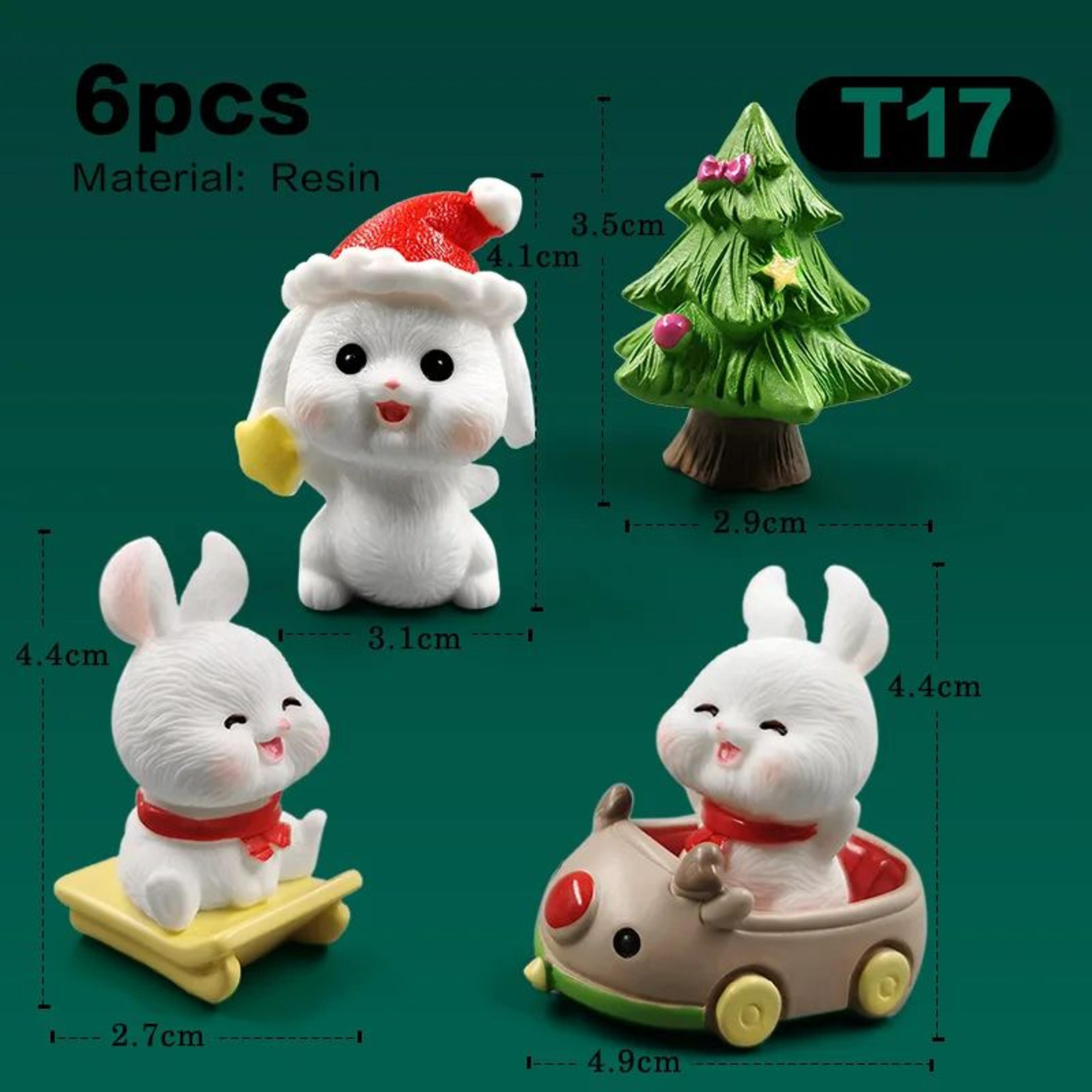 Cute Mini Rabbit Fairy Garden Figurine 11