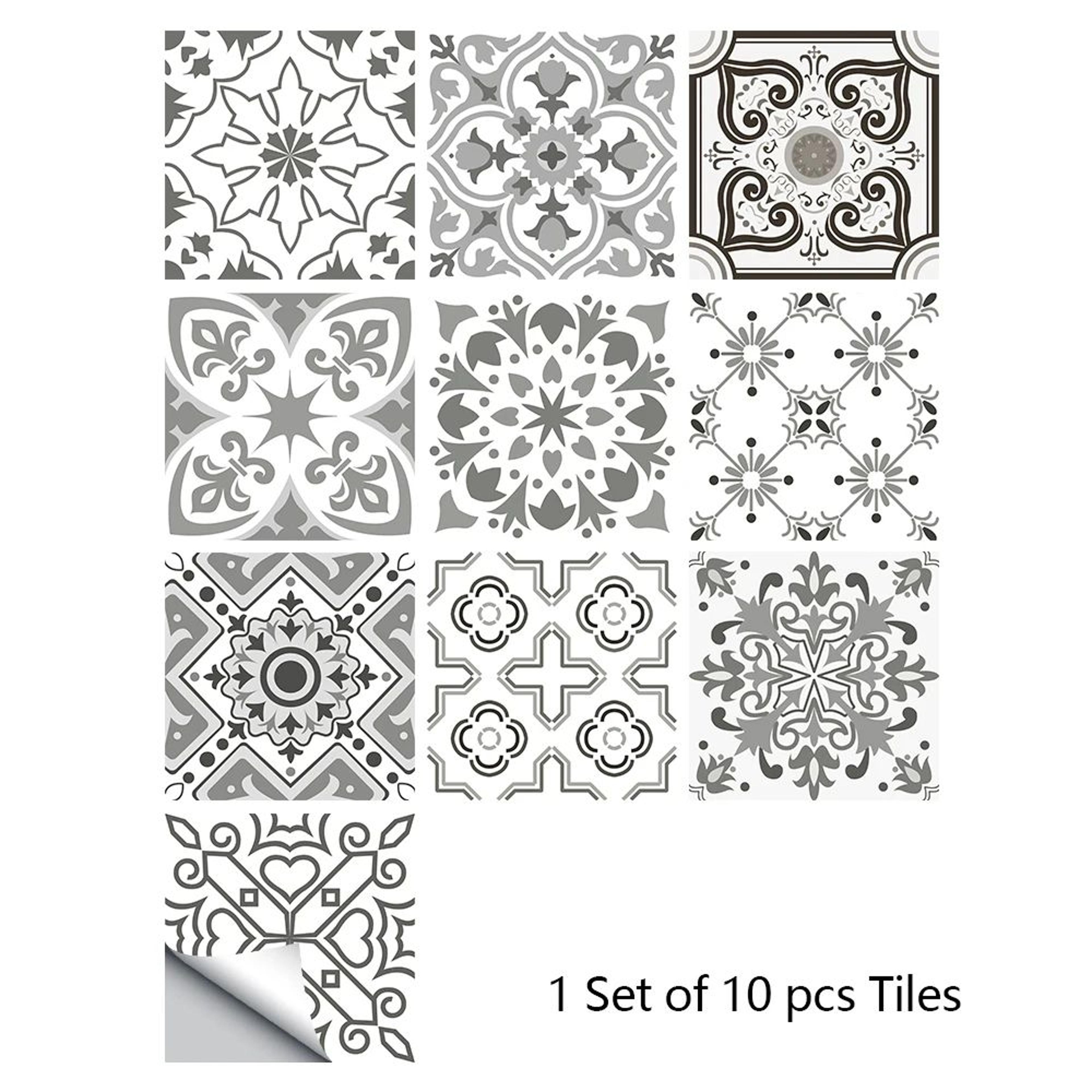 Retro Peel And Stick Tile Stickers 6