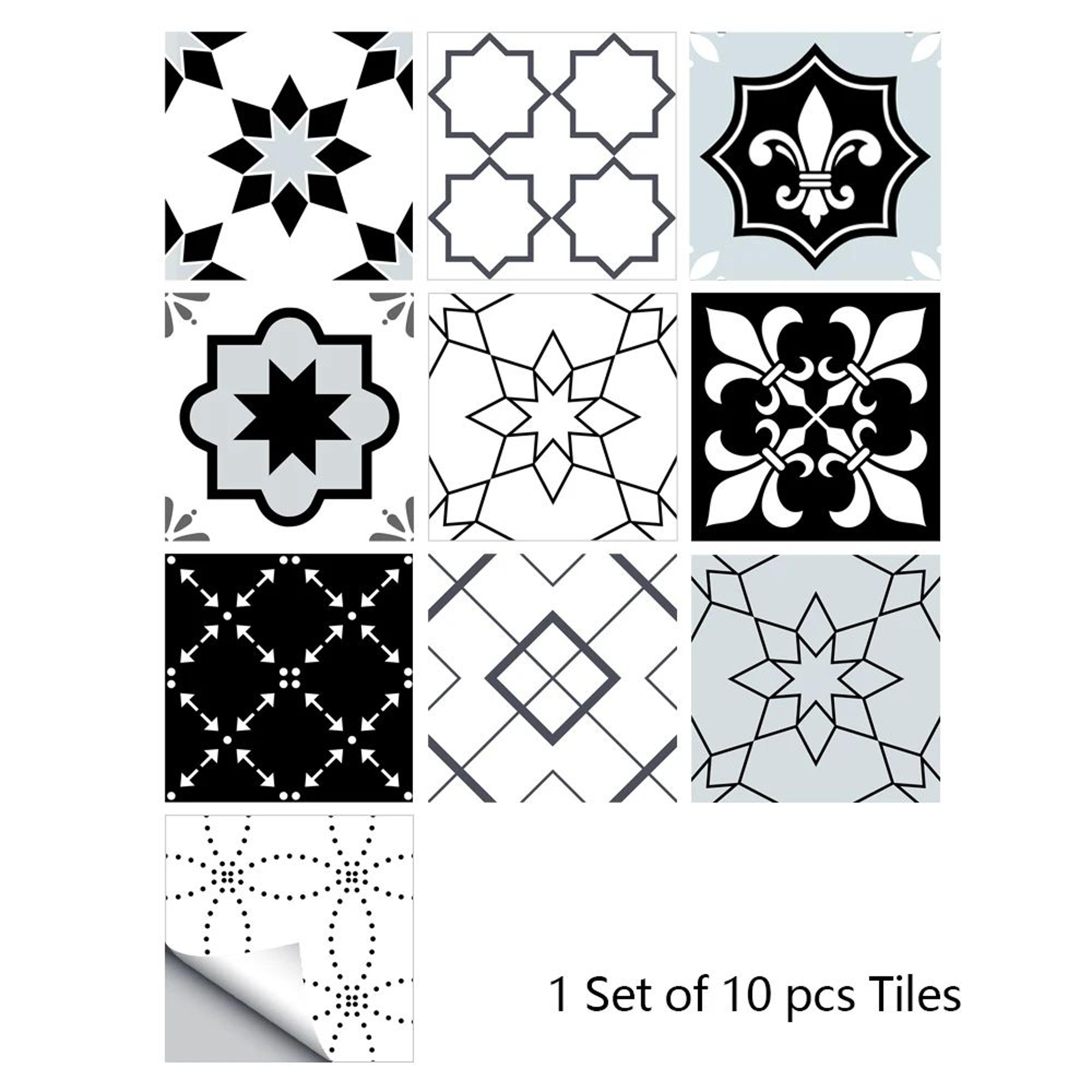 Retro Peel And Stick Tile Stickers 9