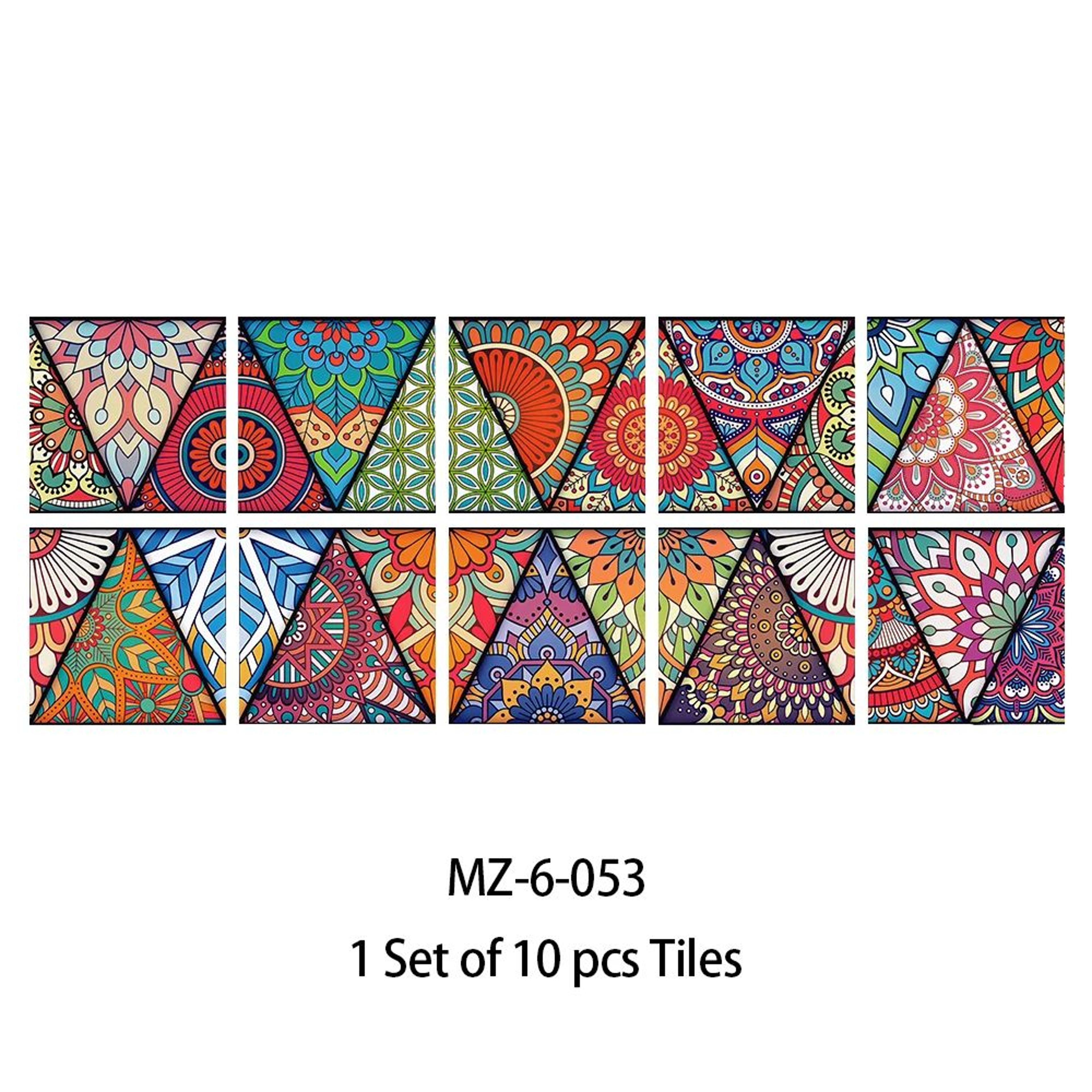Blue Gray Peel And Stick Tile Stickers 8