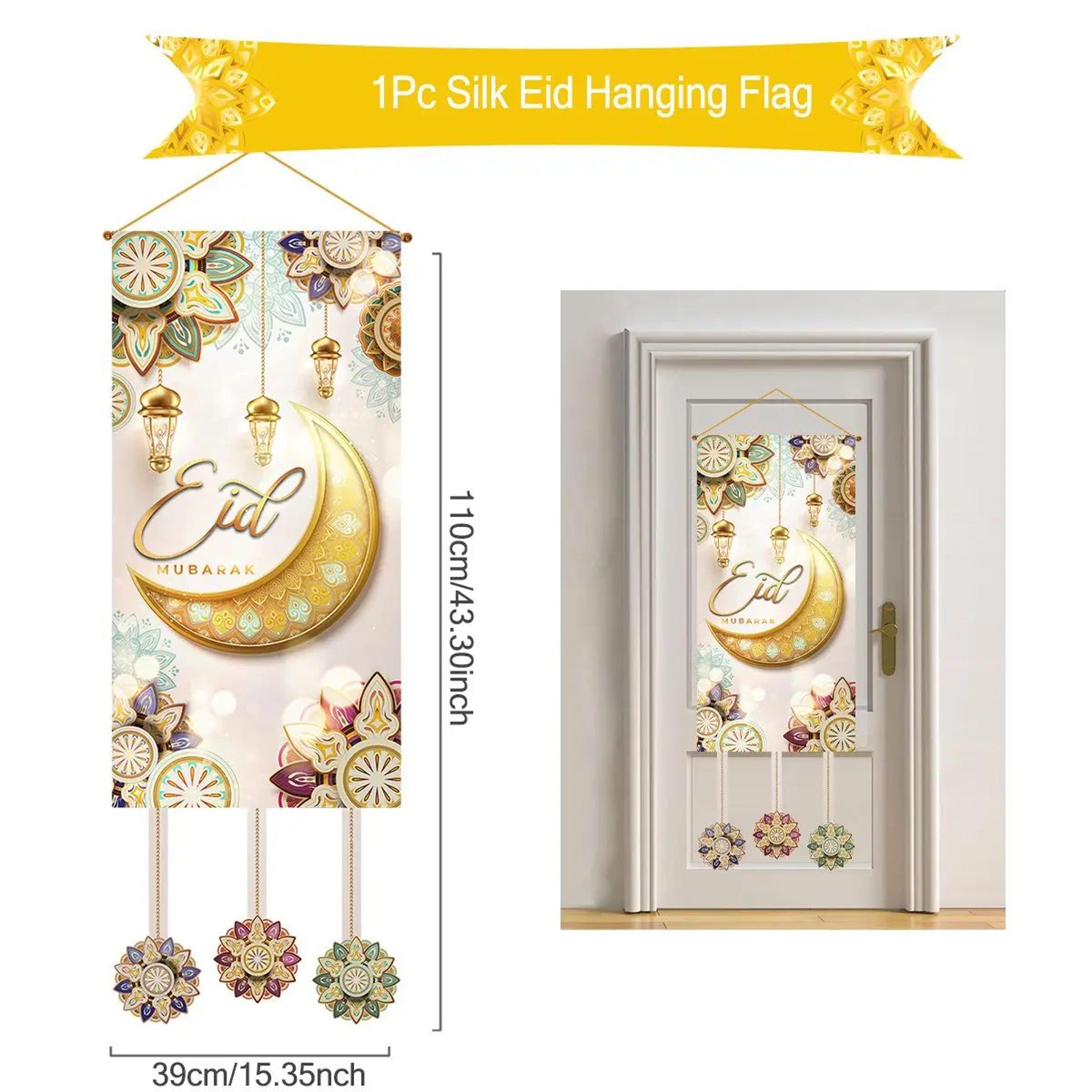 Ramadan Kareem Eid Mubarak Hanging Banner 17