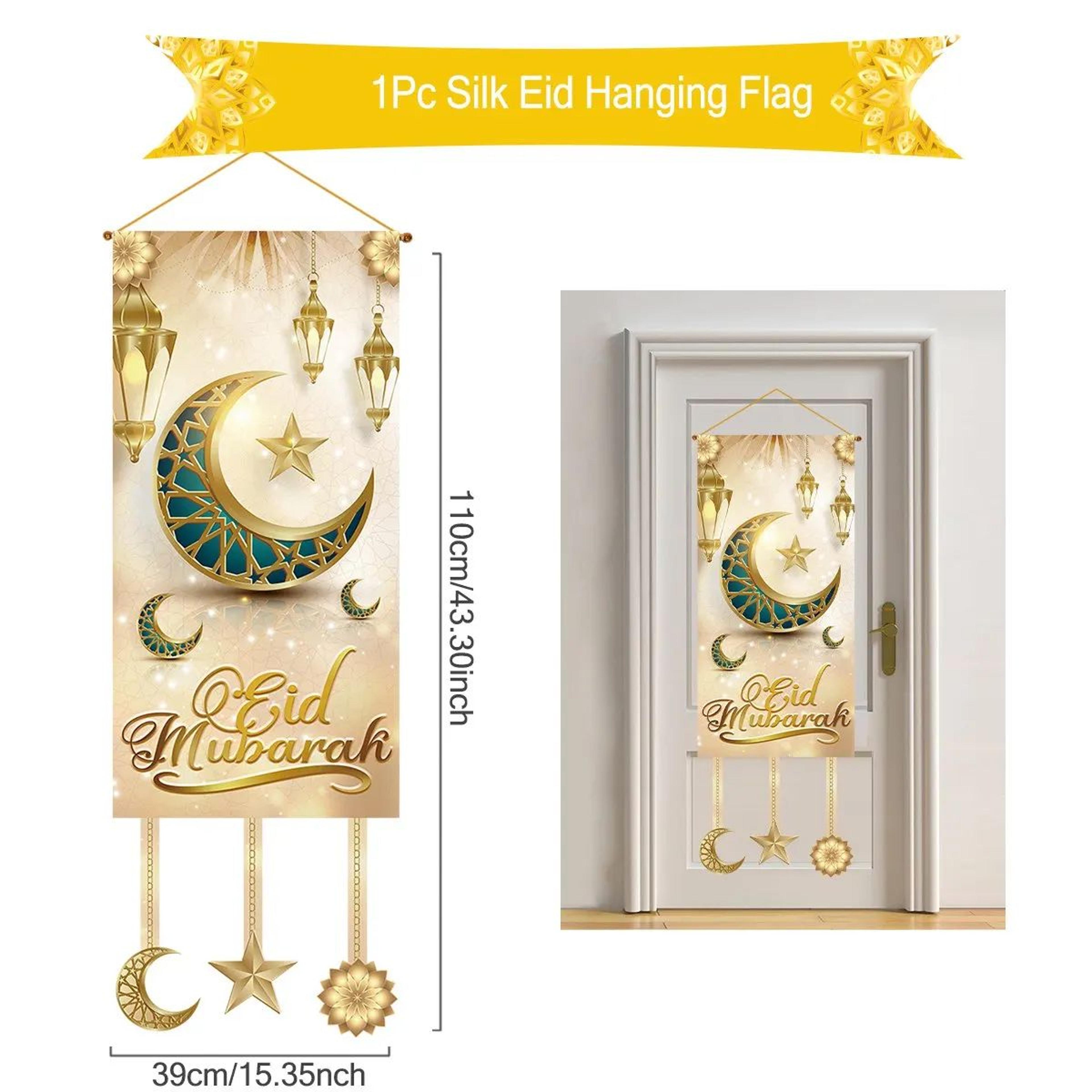 Ramadan Kareem Eid Mubarak Hanging Banner 18