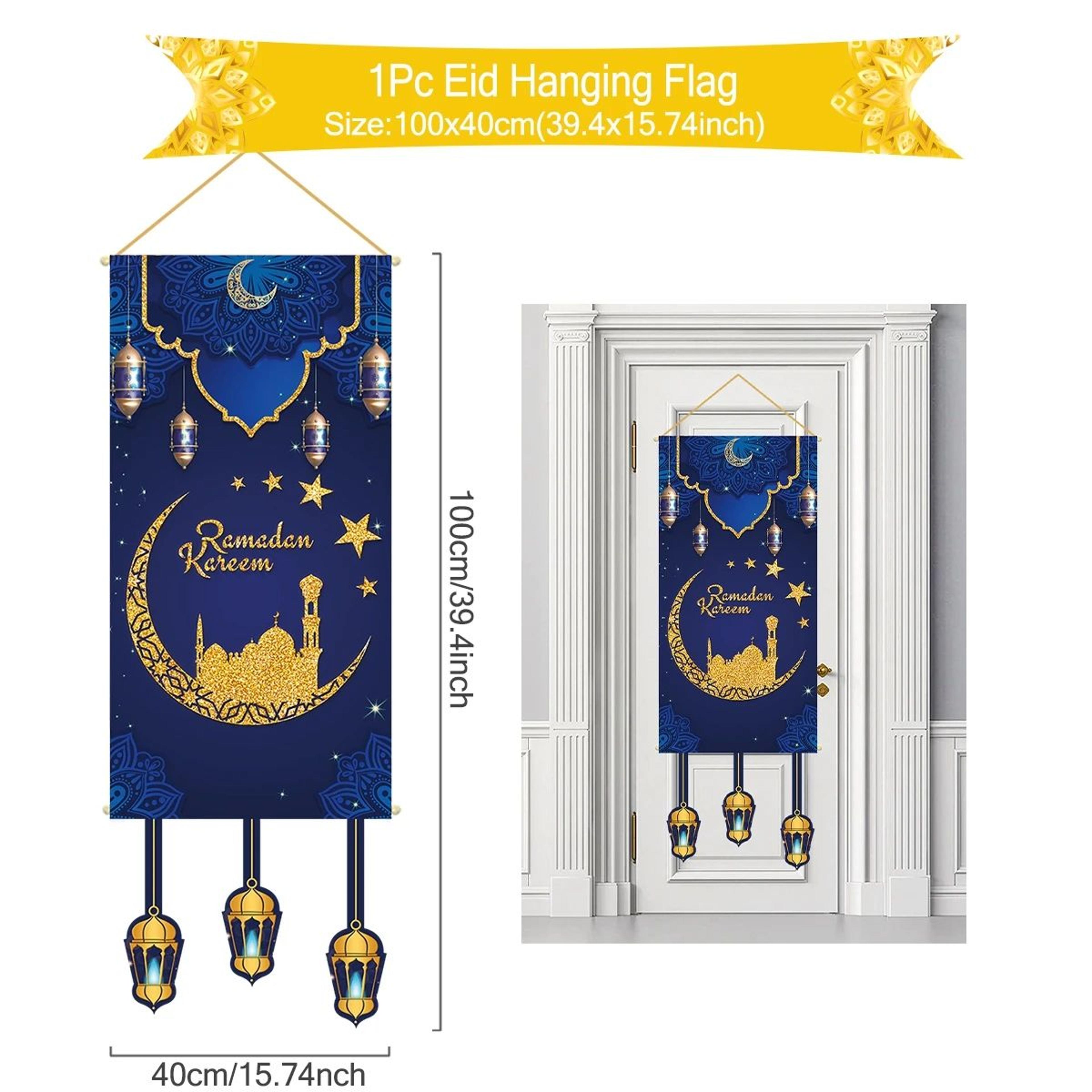 Ramadan Kareem Eid Mubarak Hanging Banner 11