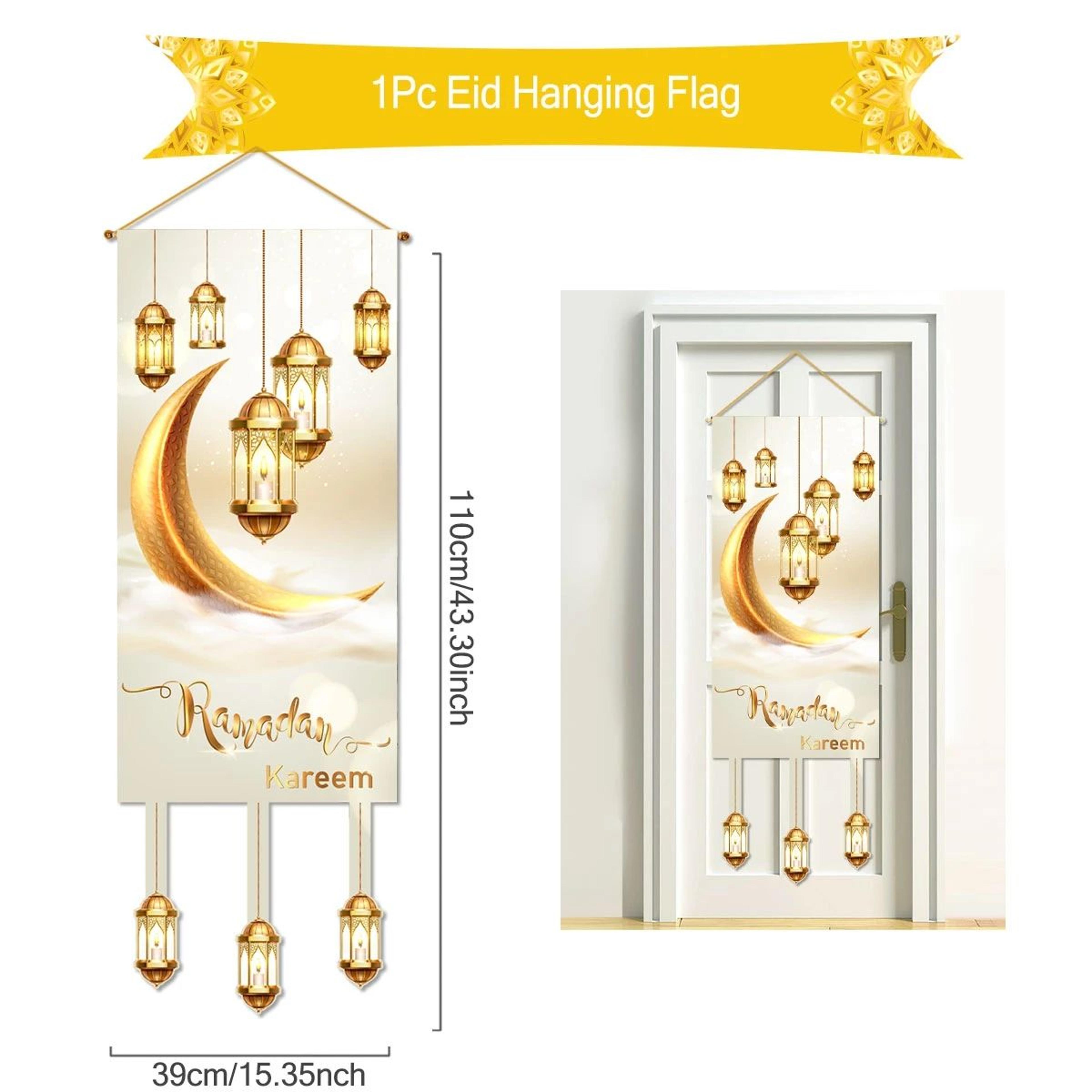 Ramadan Kareem Eid Mubarak Hanging Banner 13
