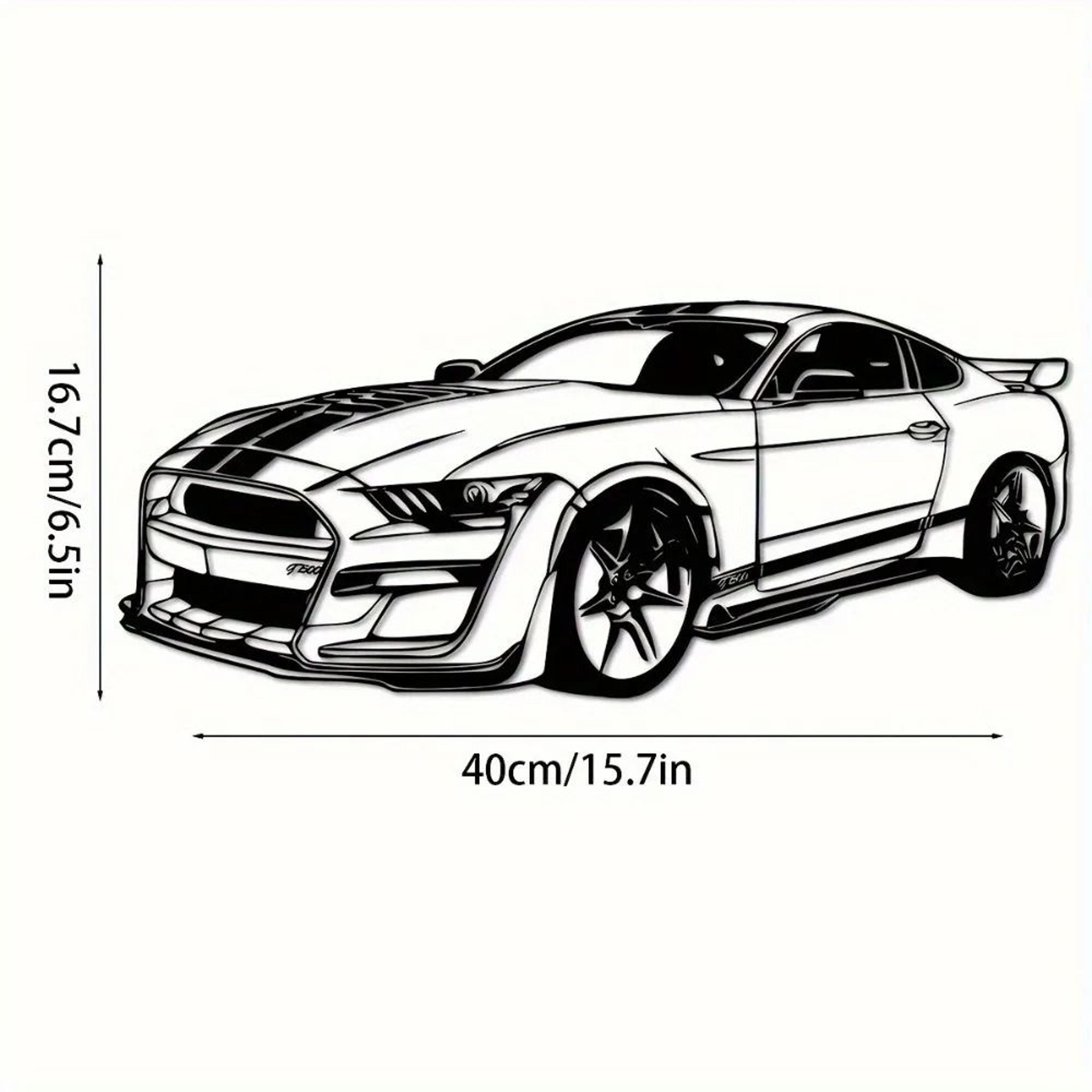 Racing Car Metal Wall Art 7