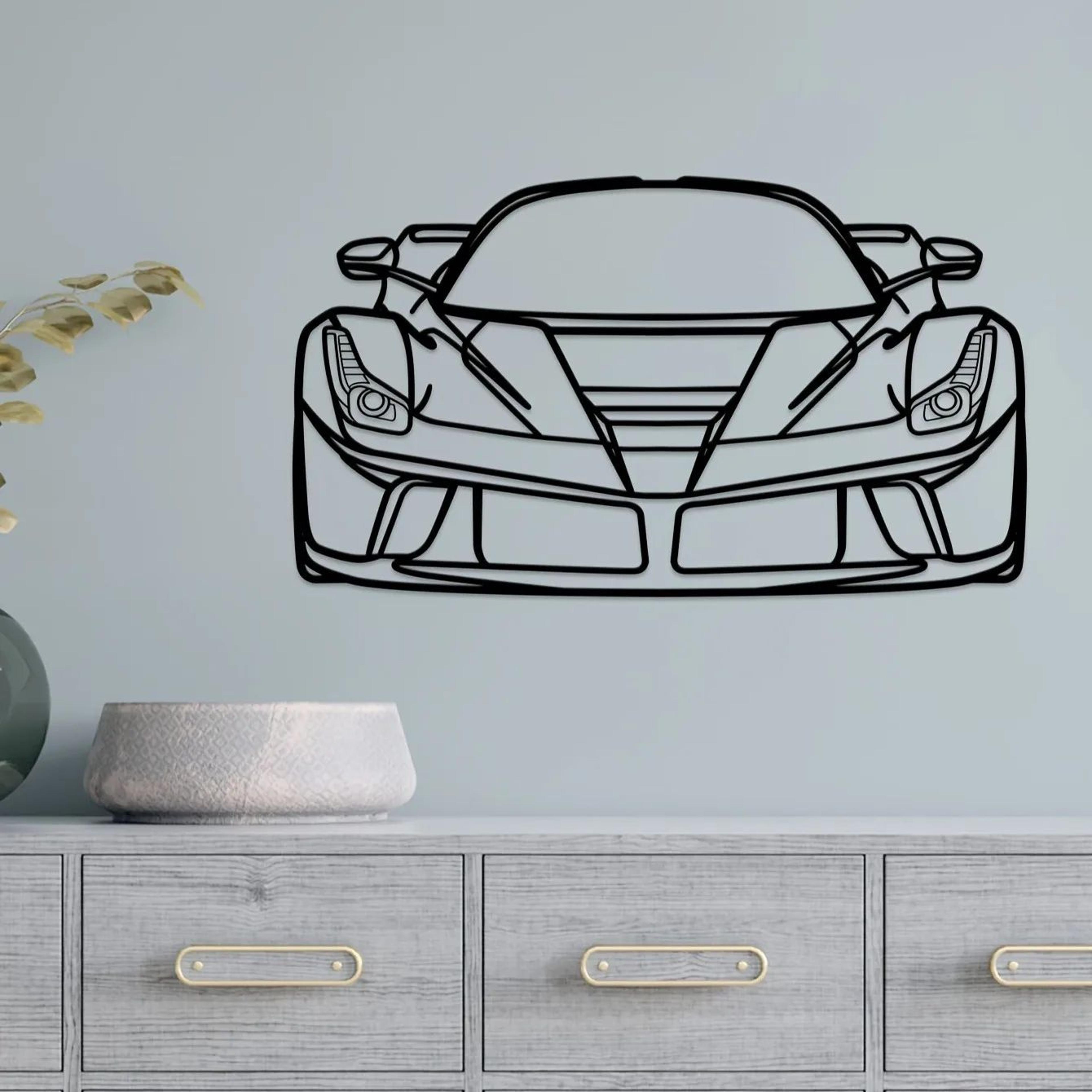 Racing Car Metal Wall Art 21
