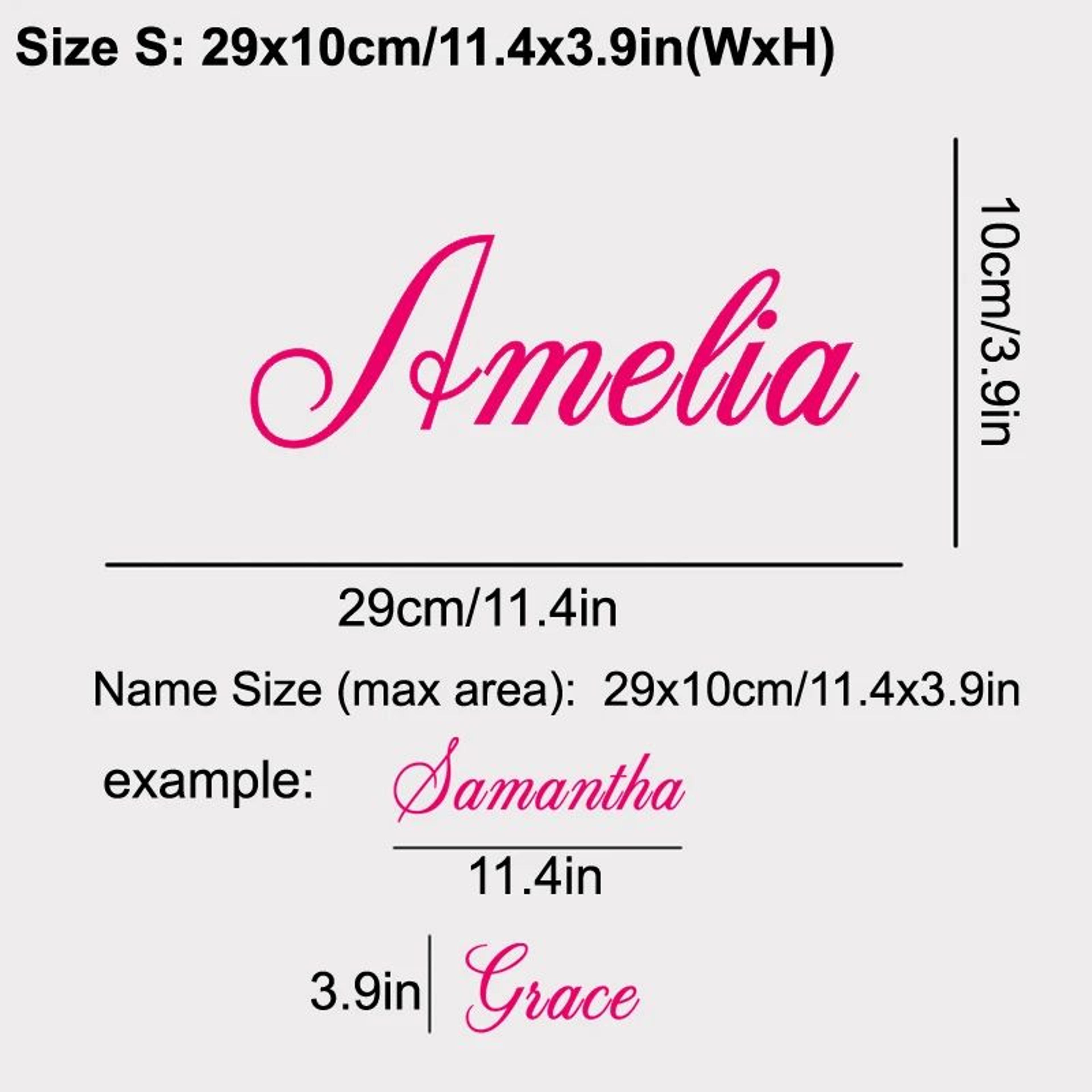 Personalized Name Vinyl Wall Decal 2