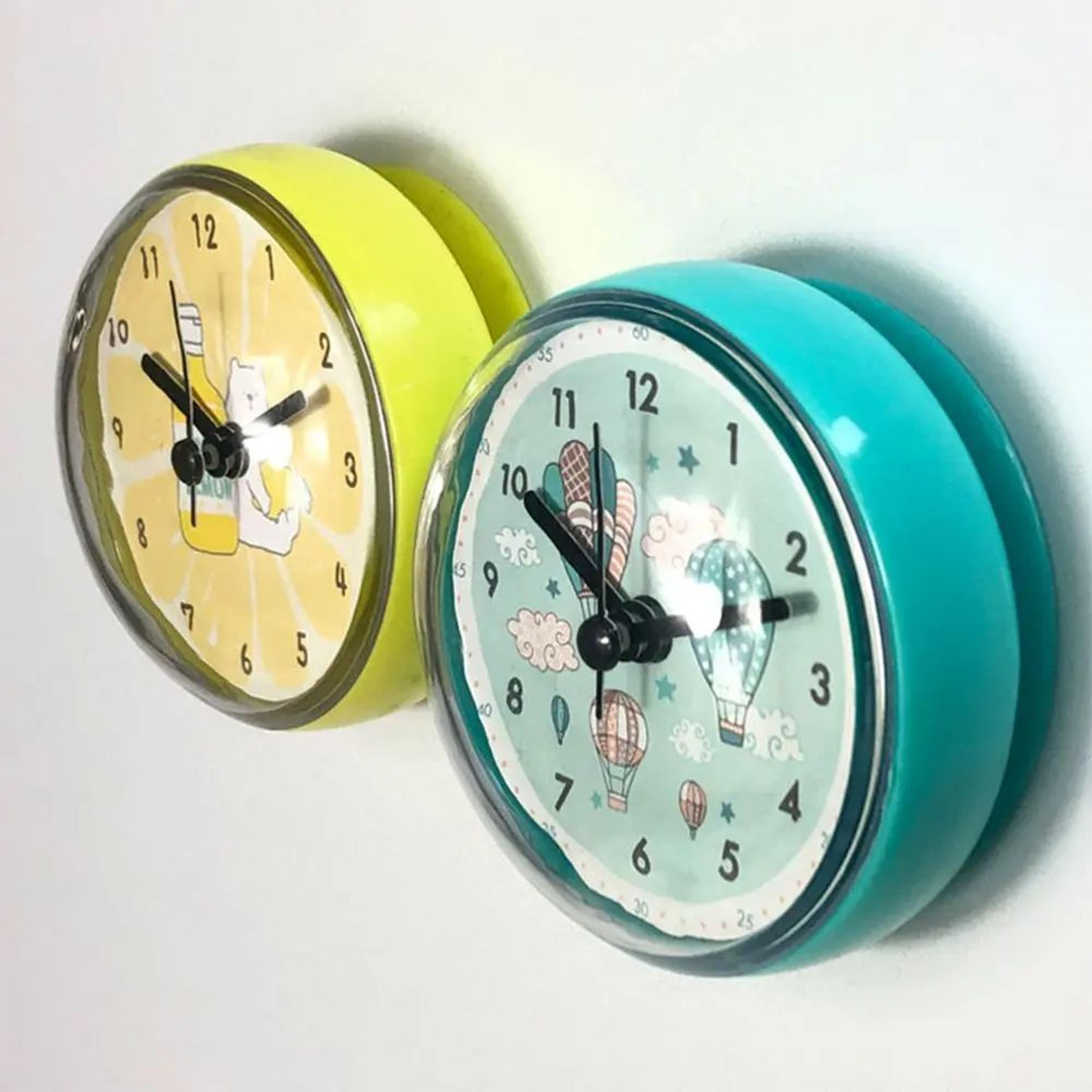 Mini Waterproof Bathroom Suction Cup Clock 1