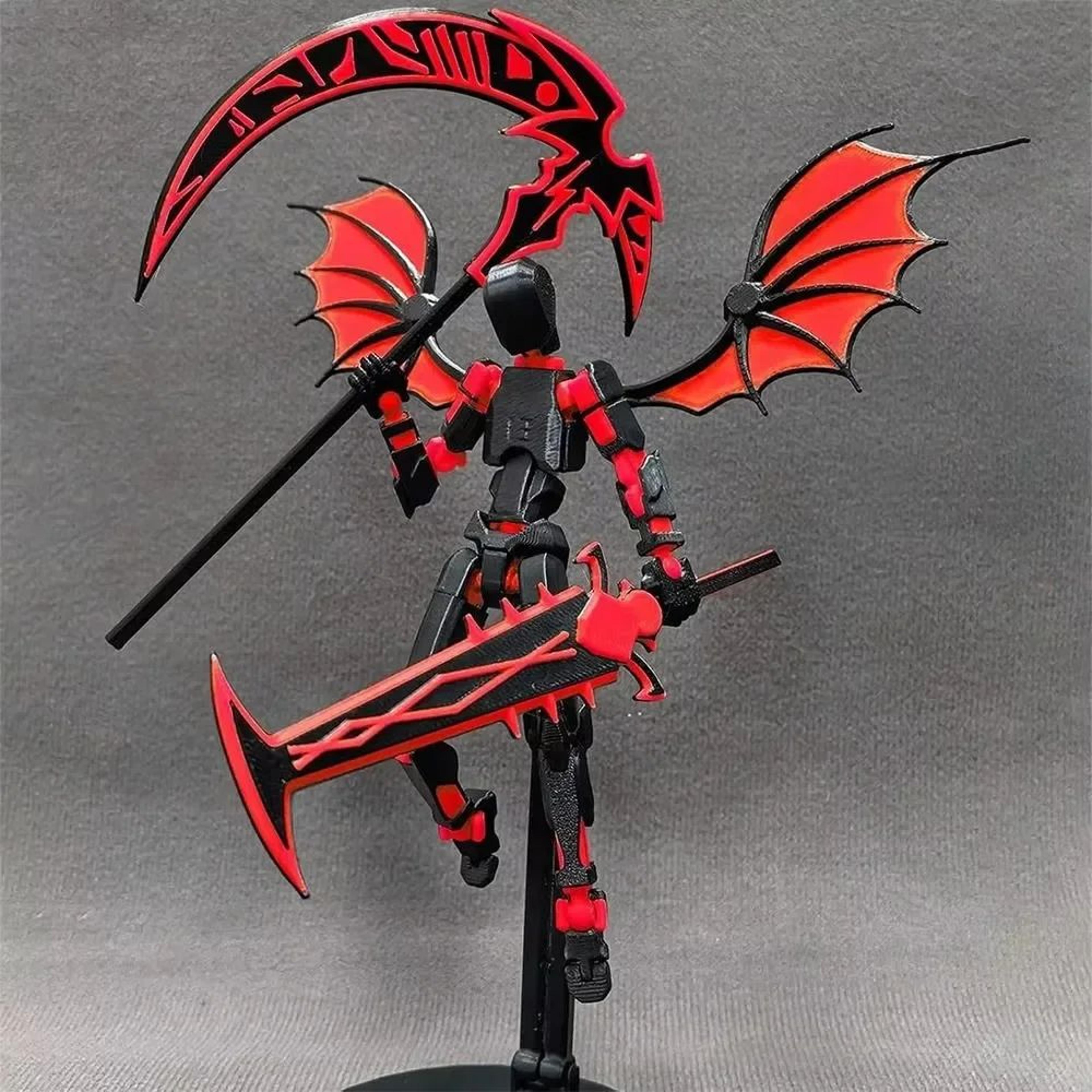 3d printed articulated robot action figure