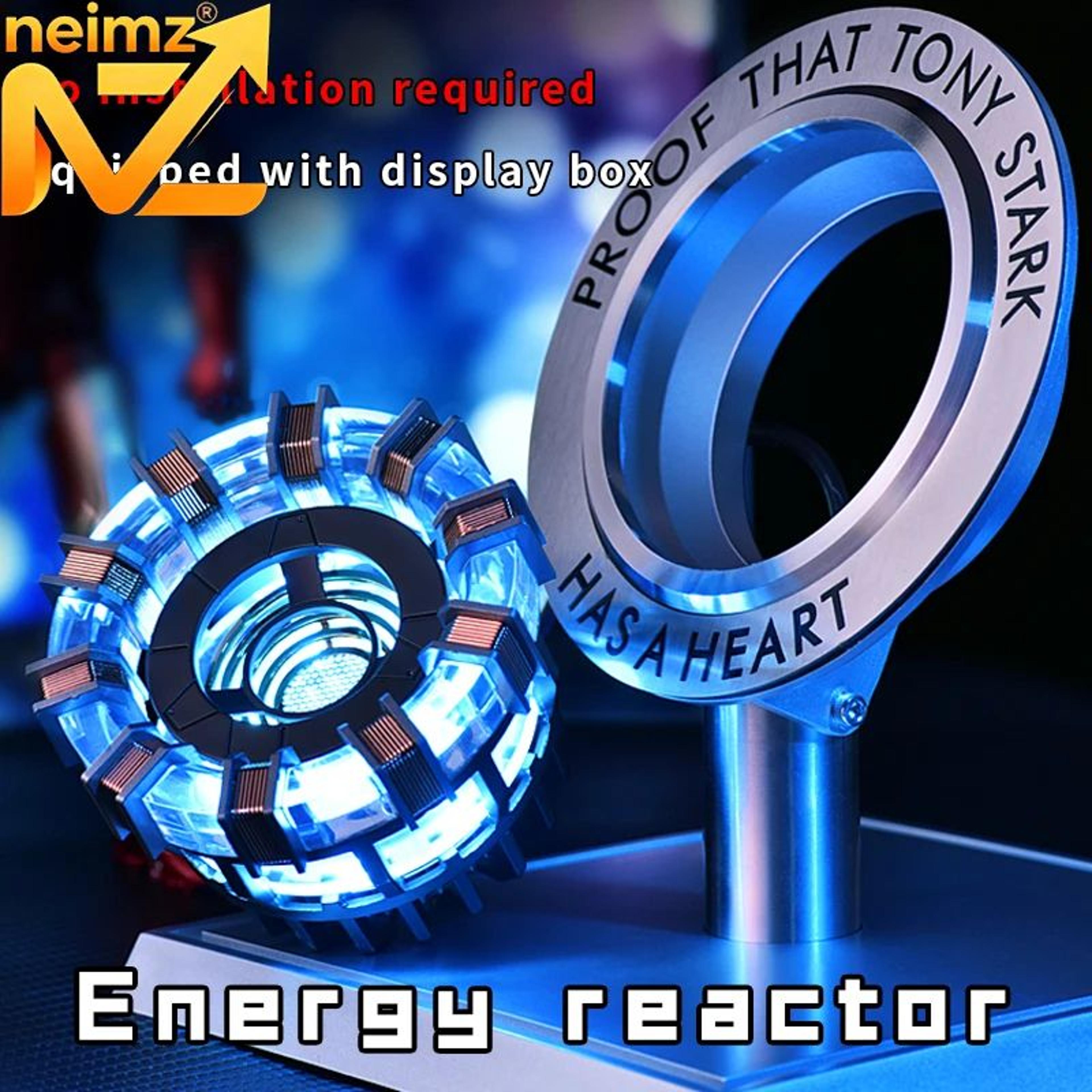 tony stark arc reactor led display