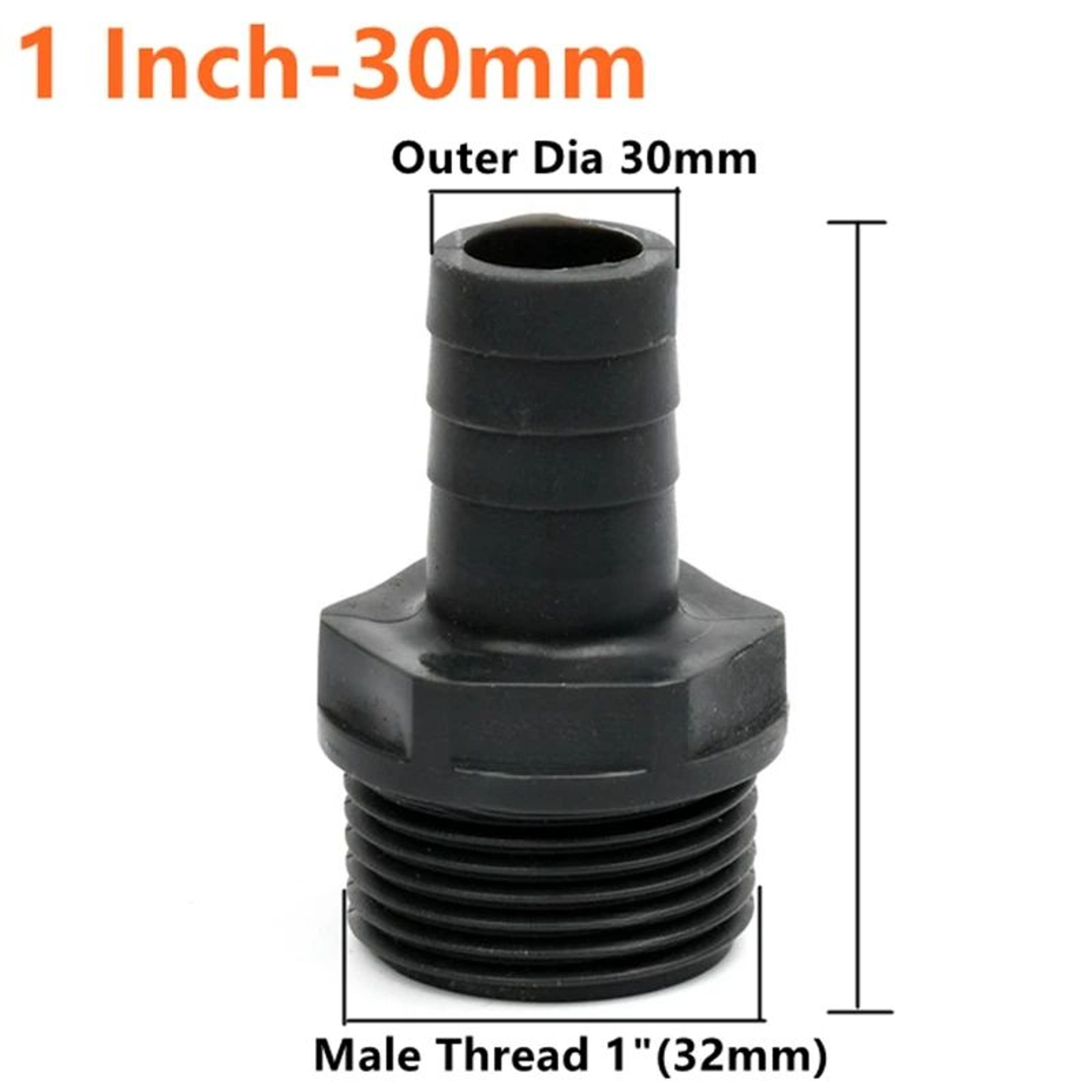 Male Thread Hose Barb Connector 10