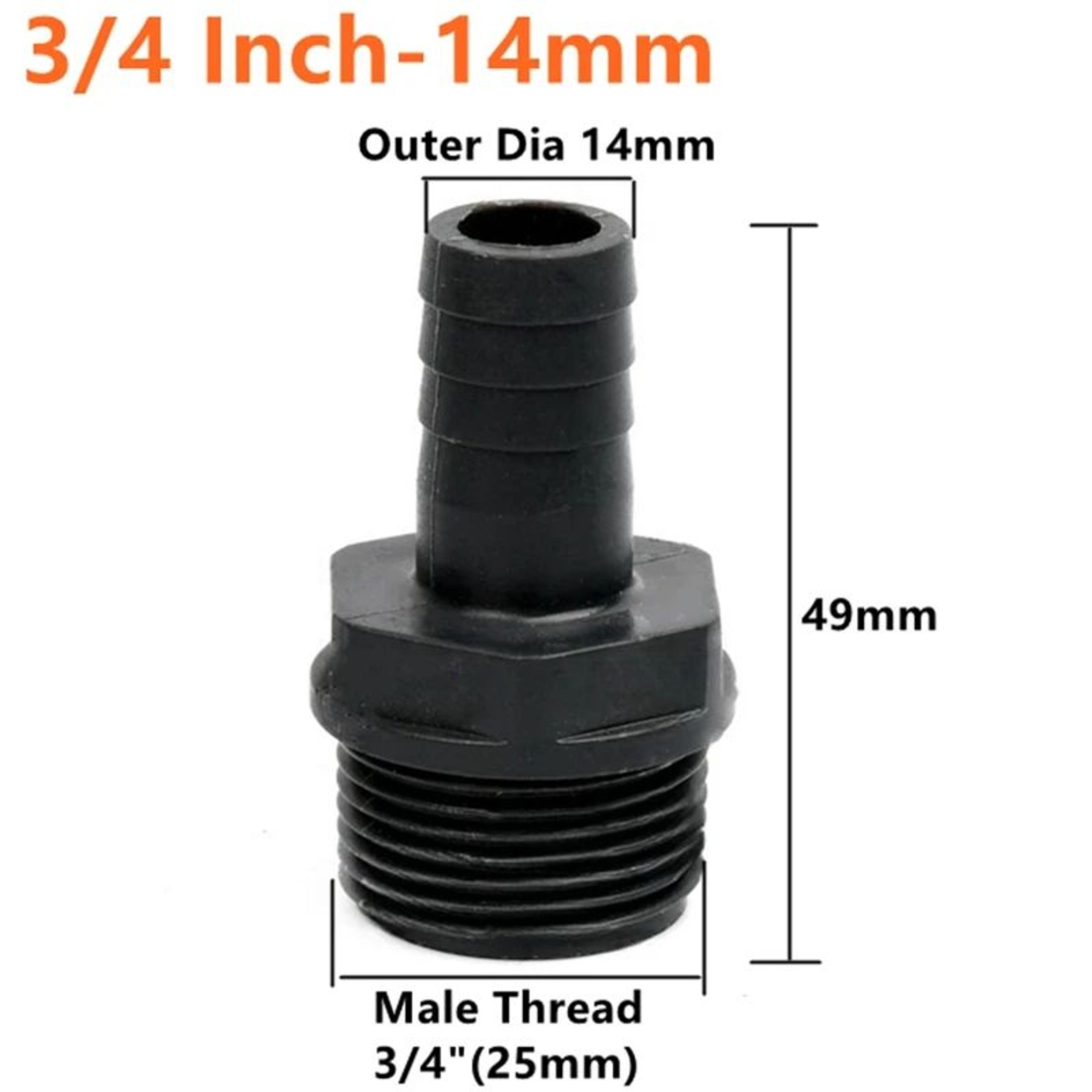 Male Thread Hose Barb Connector 20