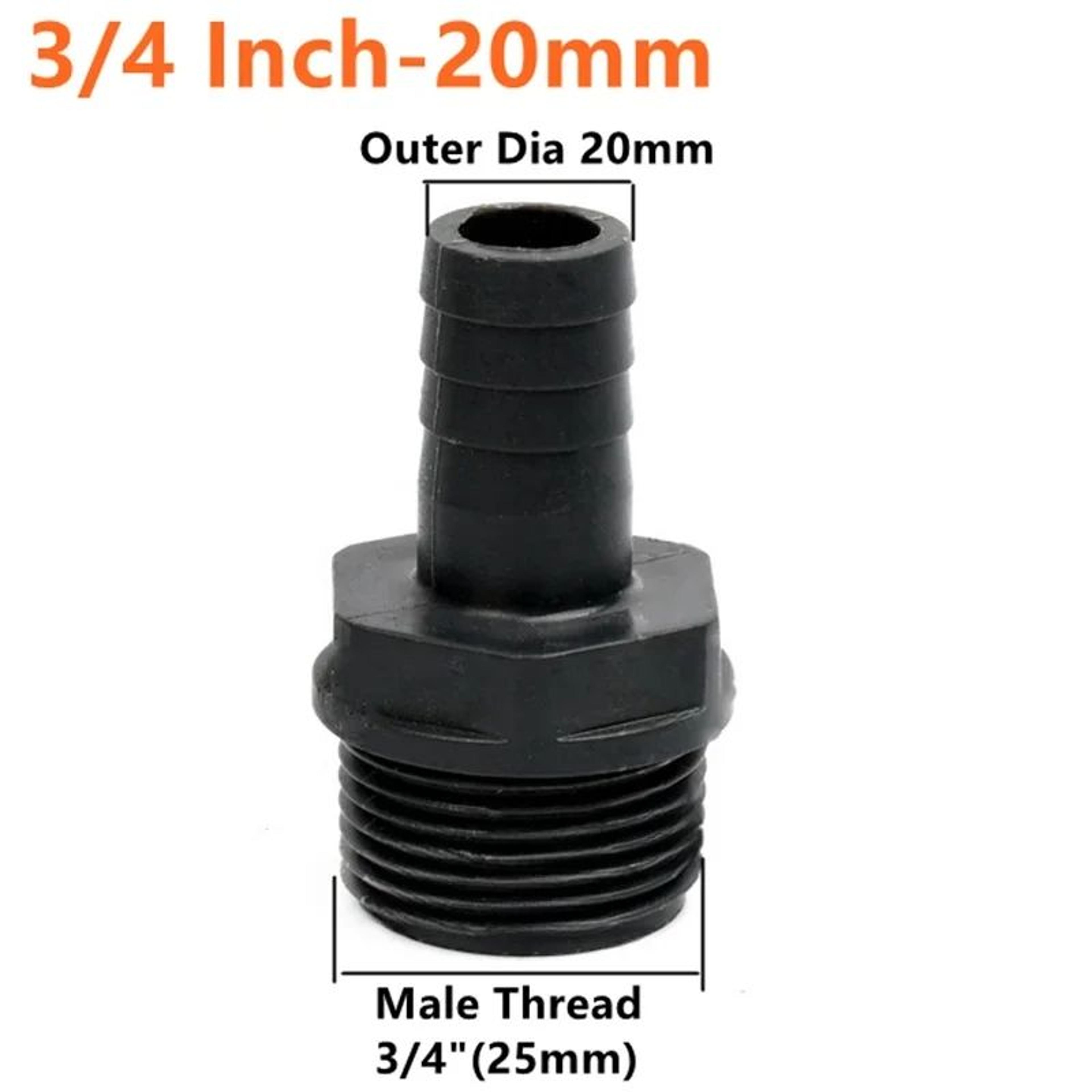Male Thread Hose Barb Connector 22
